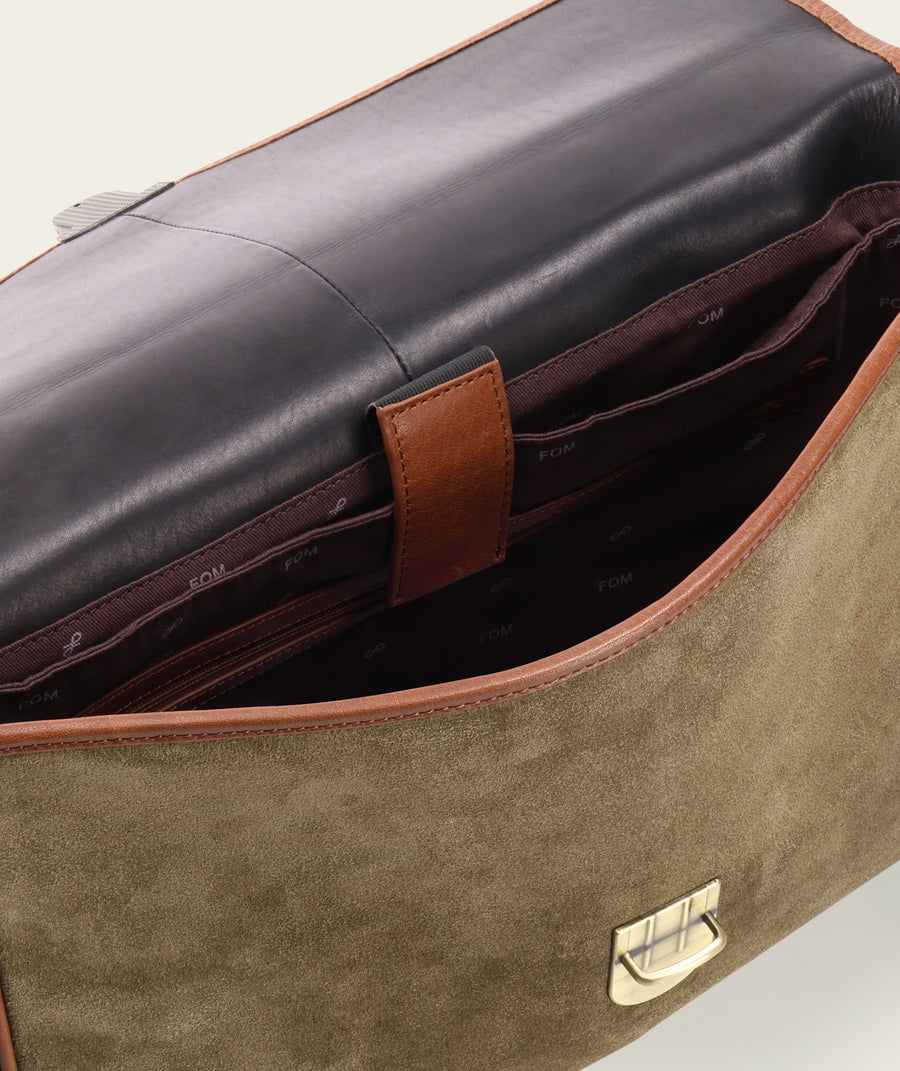 Jamie - Suede Green/ Brown