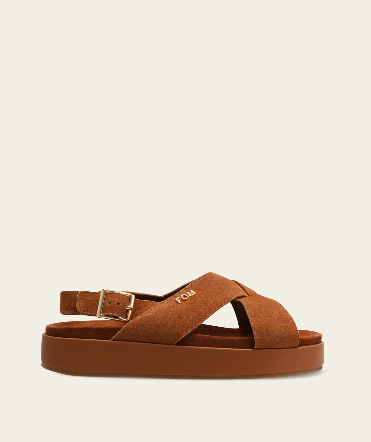 Kelly Platform Sandal - Choc Suede