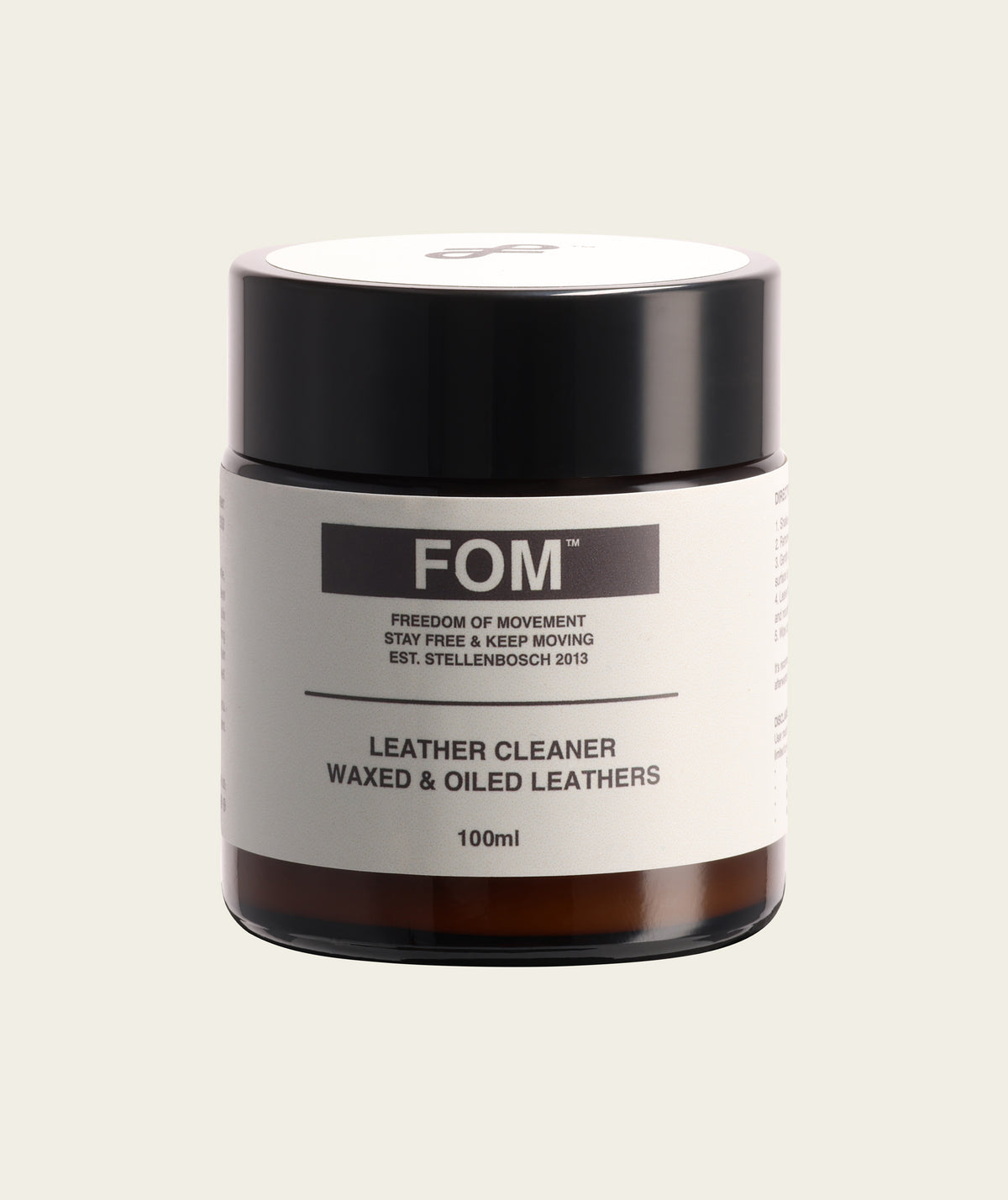 FOM Leather Cleaning Cream - 100ml