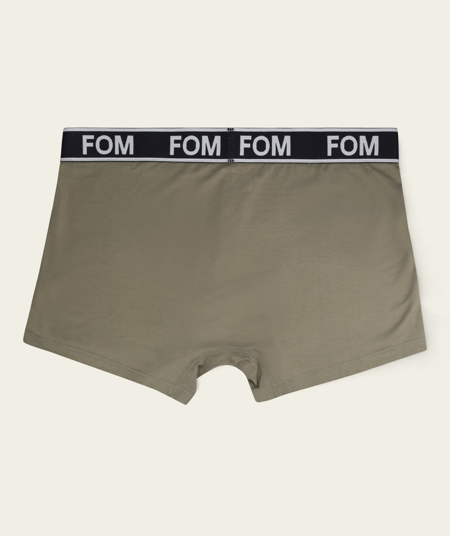 Mens 3-Pack Trunks - Navy/ Olive/ Off-White