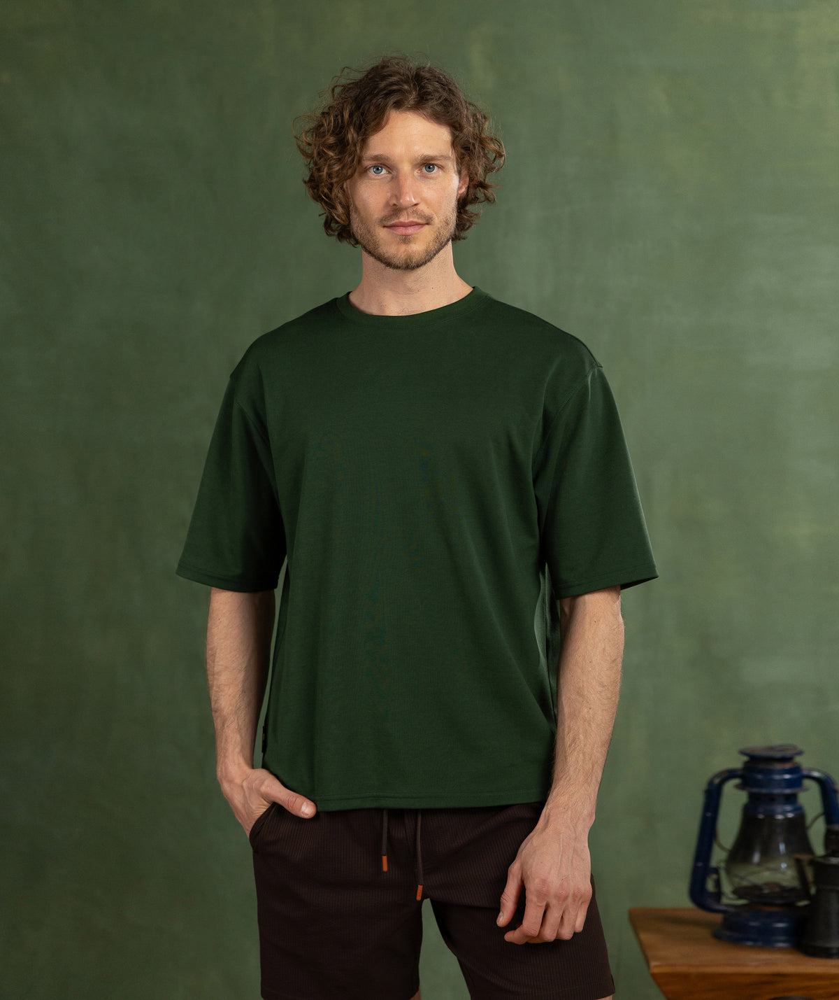 Mens FreeMotion Relaxed Tee - Green
