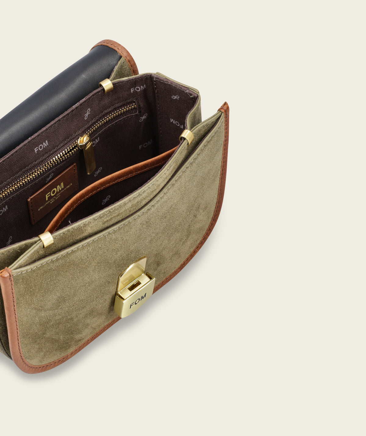 Suzie - Suede Green/ Brown