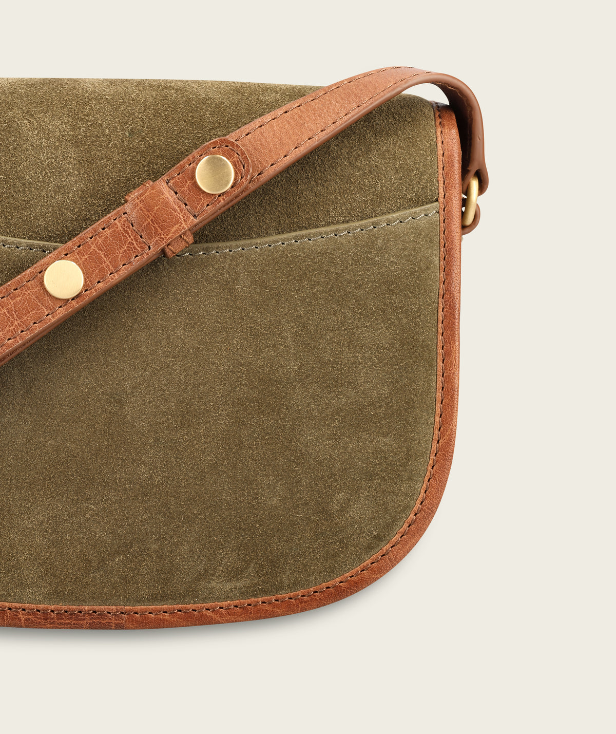 Suzie - Suede Green/ Brown