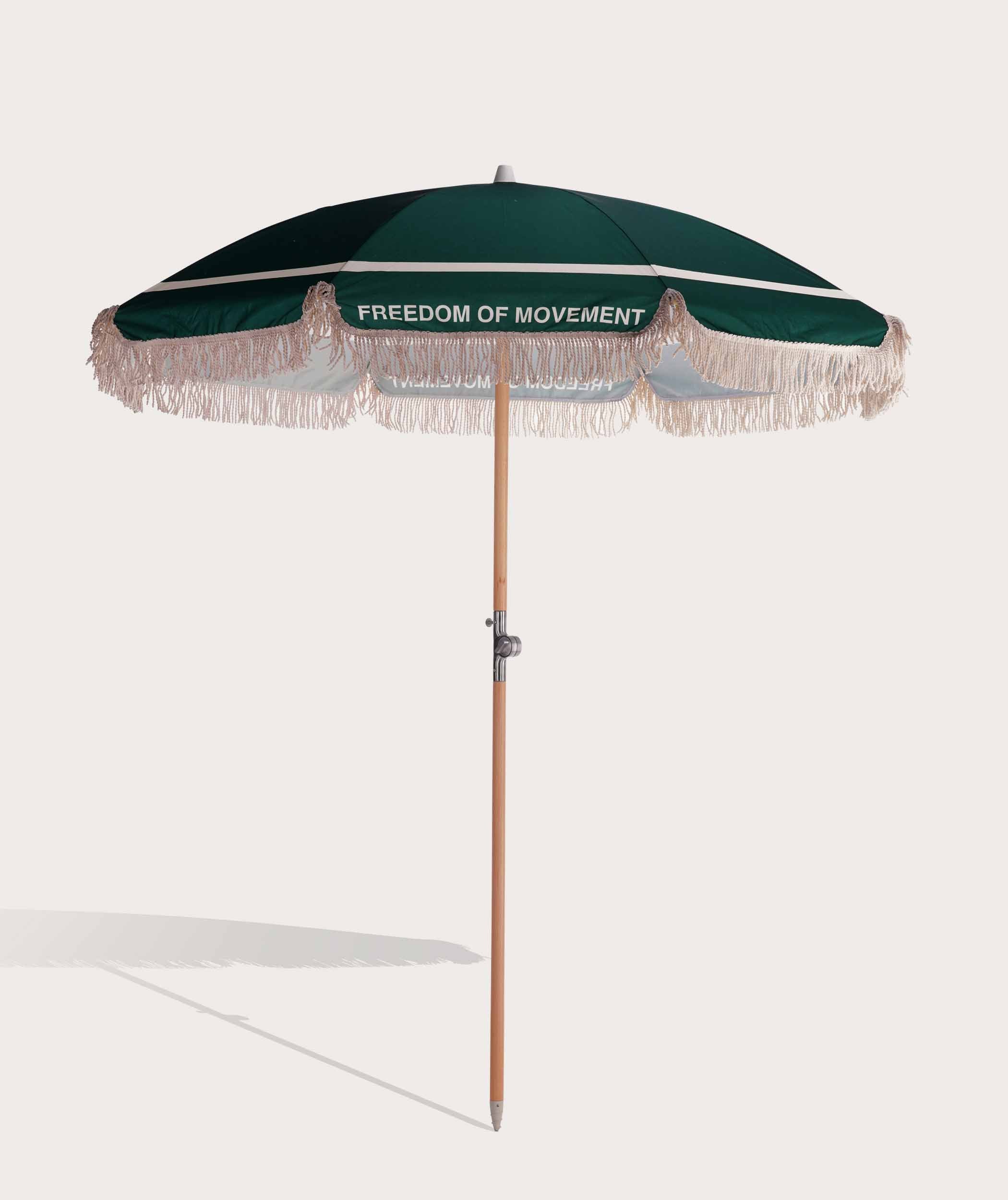 FOM Beach Umbrella - Palm Green