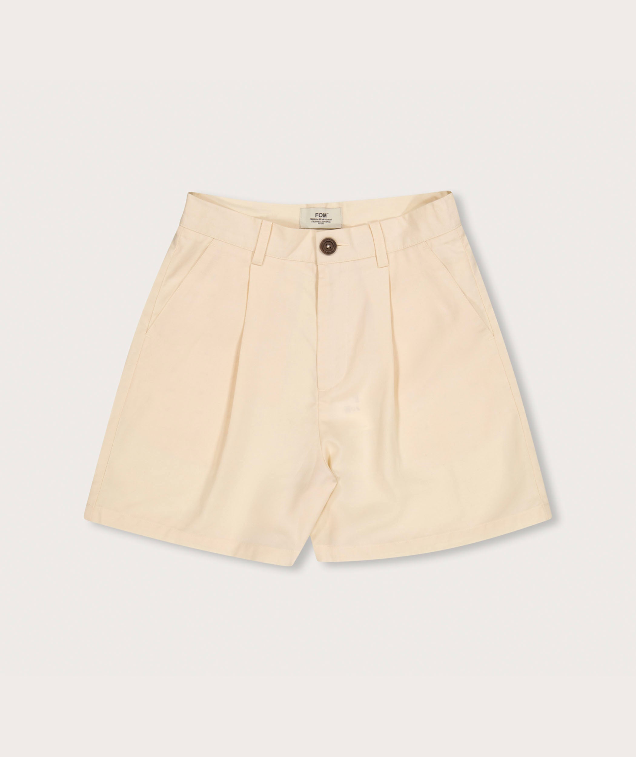 FOM Ladies Fitted Shorts Ecru