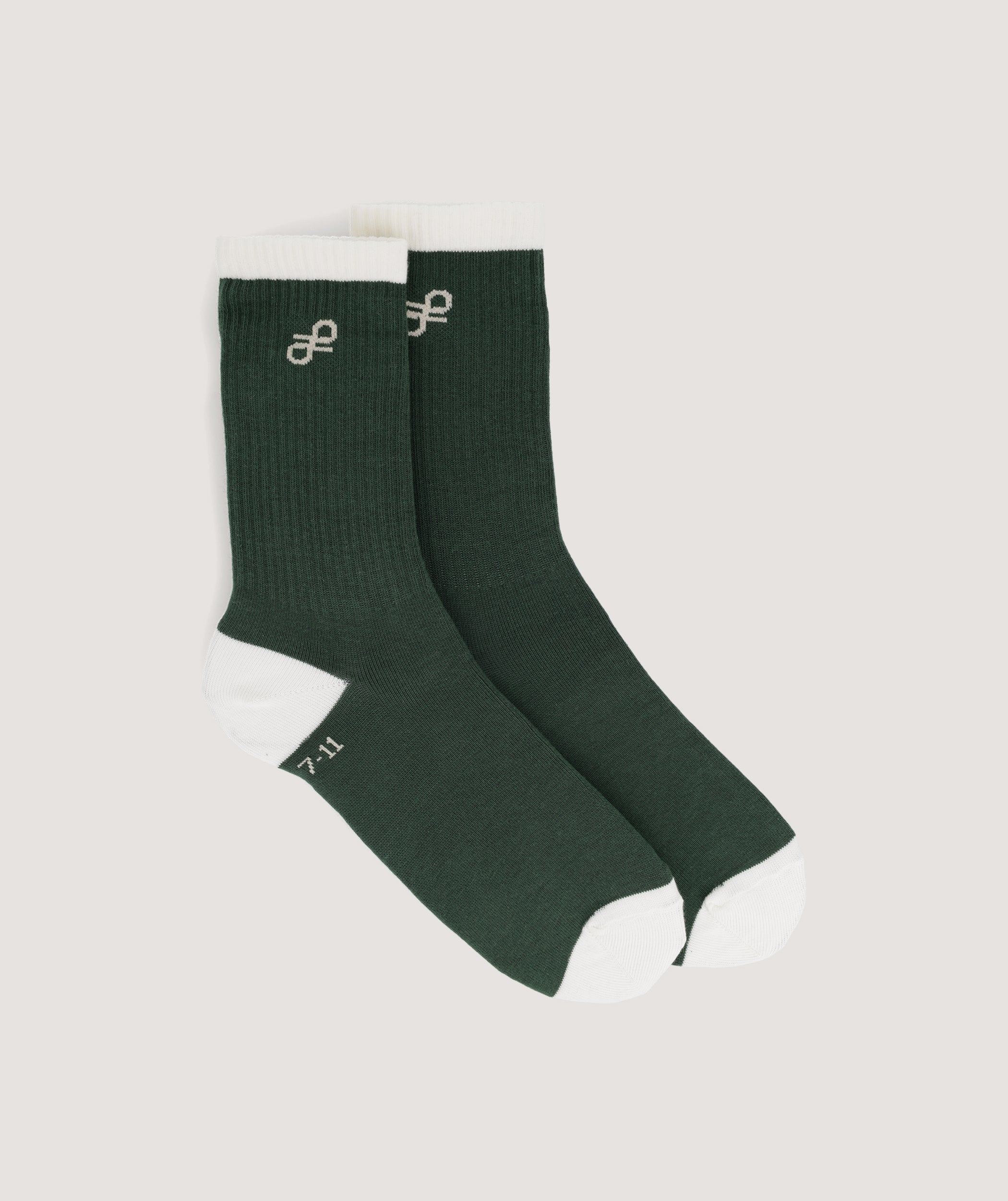 Socks FOM Crew Twin Pack - Khaki & Black Knot (Size 7-11)