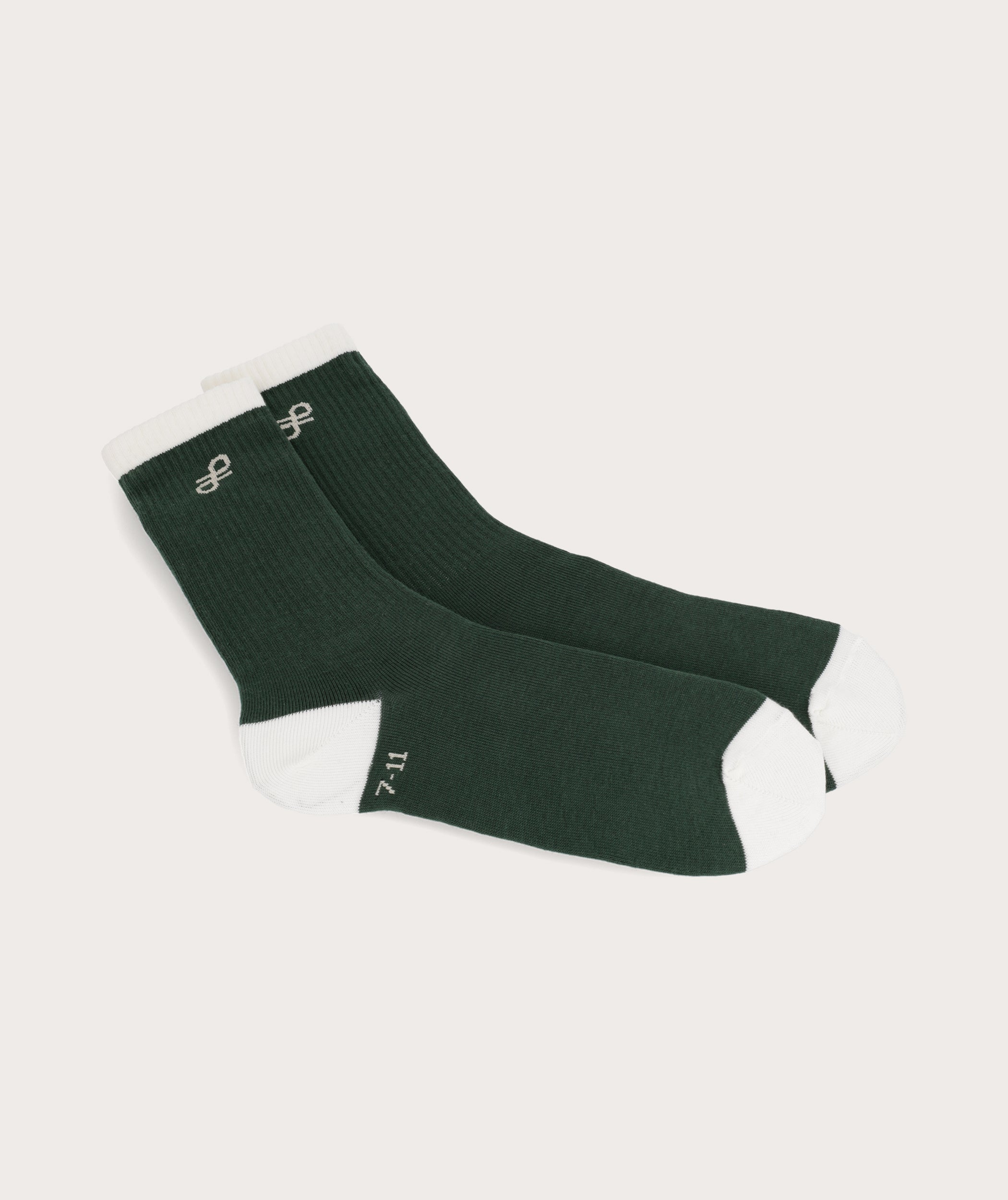 Socks FOM Crew Twin Pack - Khaki & Black Knot (Size 7-11)