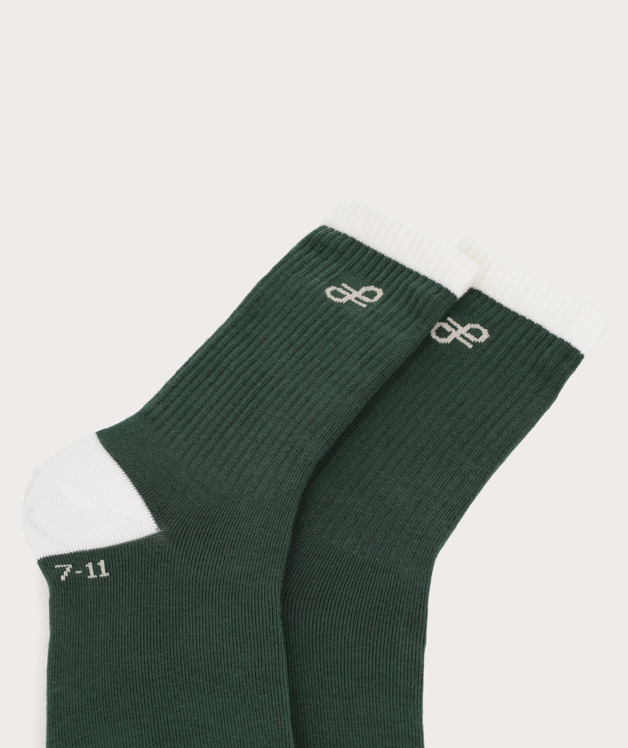 Socks FOM Crew Twin Pack - Khaki & Black Knot (Size 7-11)