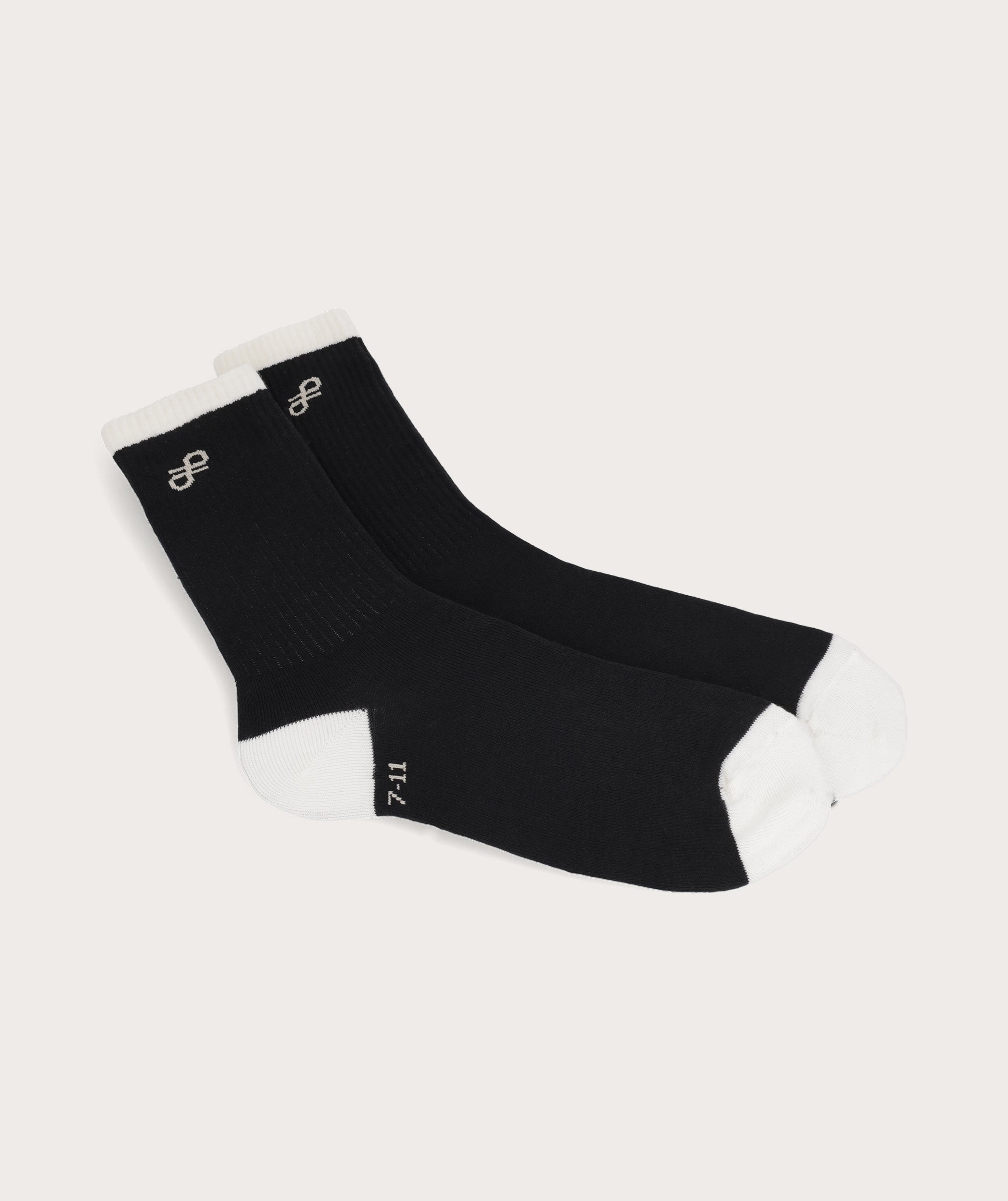 Socks FOM Crew Twin Pack - Khaki & Black Knot (Size 7-11)