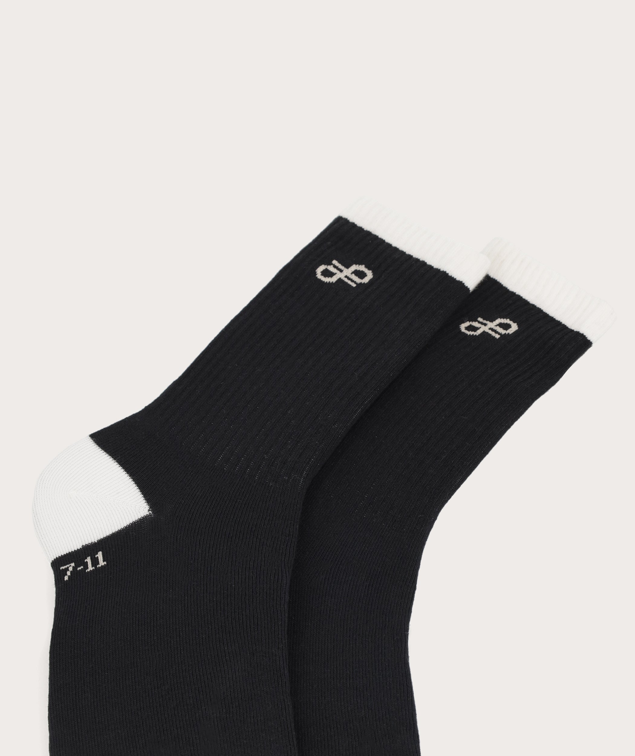 Socks FOM Crew Twin Pack - Khaki & Black Knot (Size 7-11)