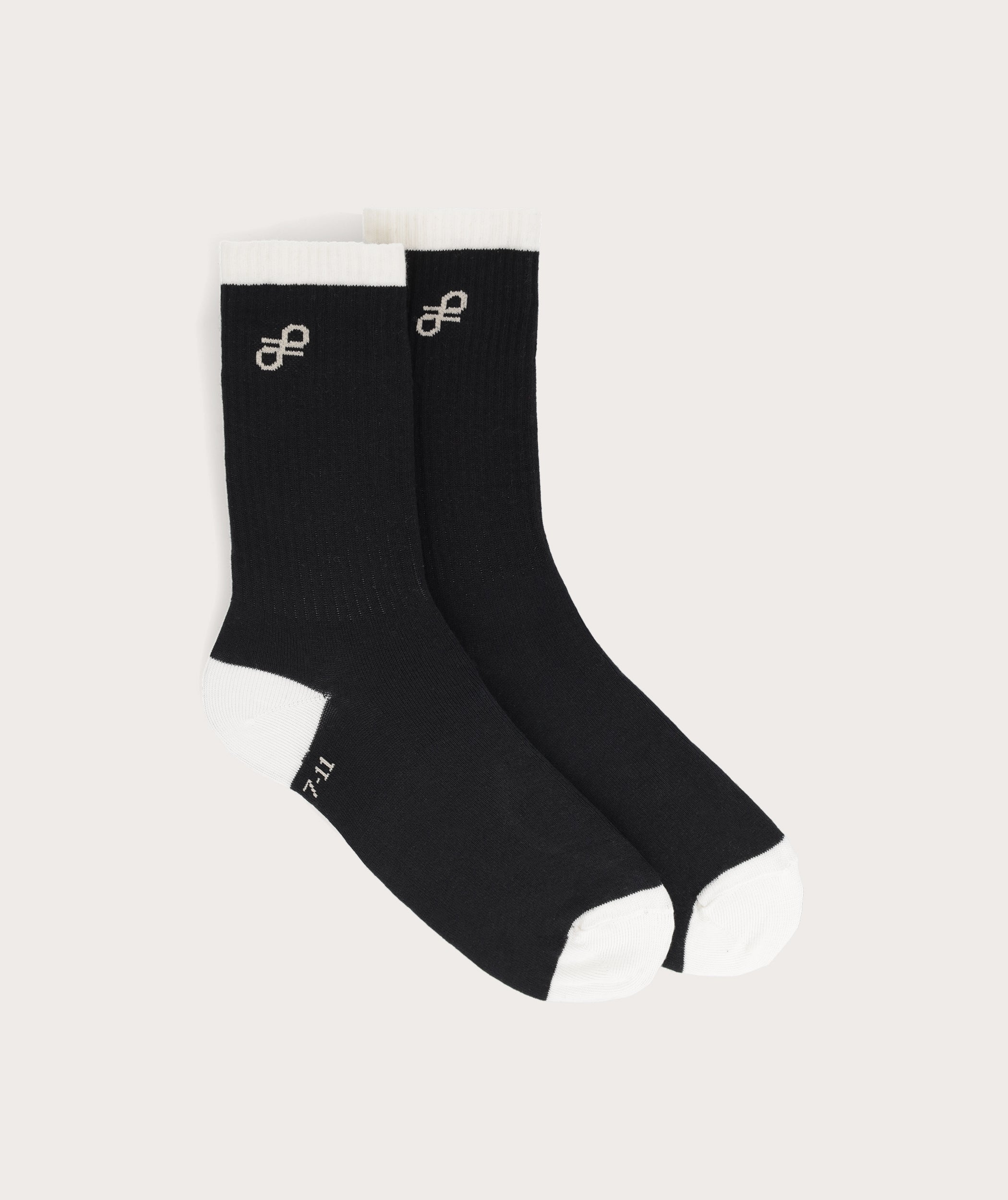 Socks FOM Crew Twin Pack - Khaki & Black Knot (Size 7-11)