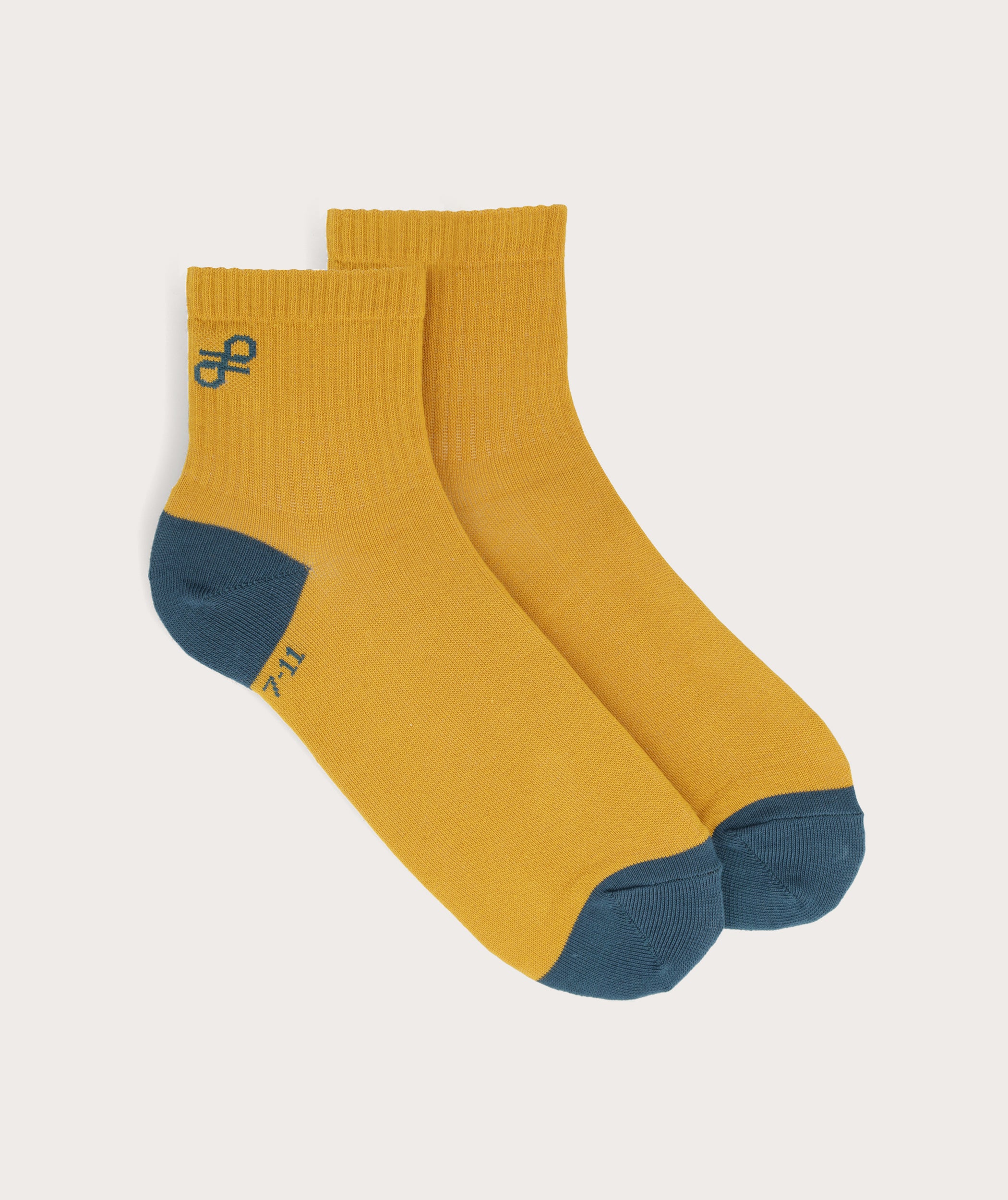 Socks FOM Active - Mustard & Airforce (Size 7-11)