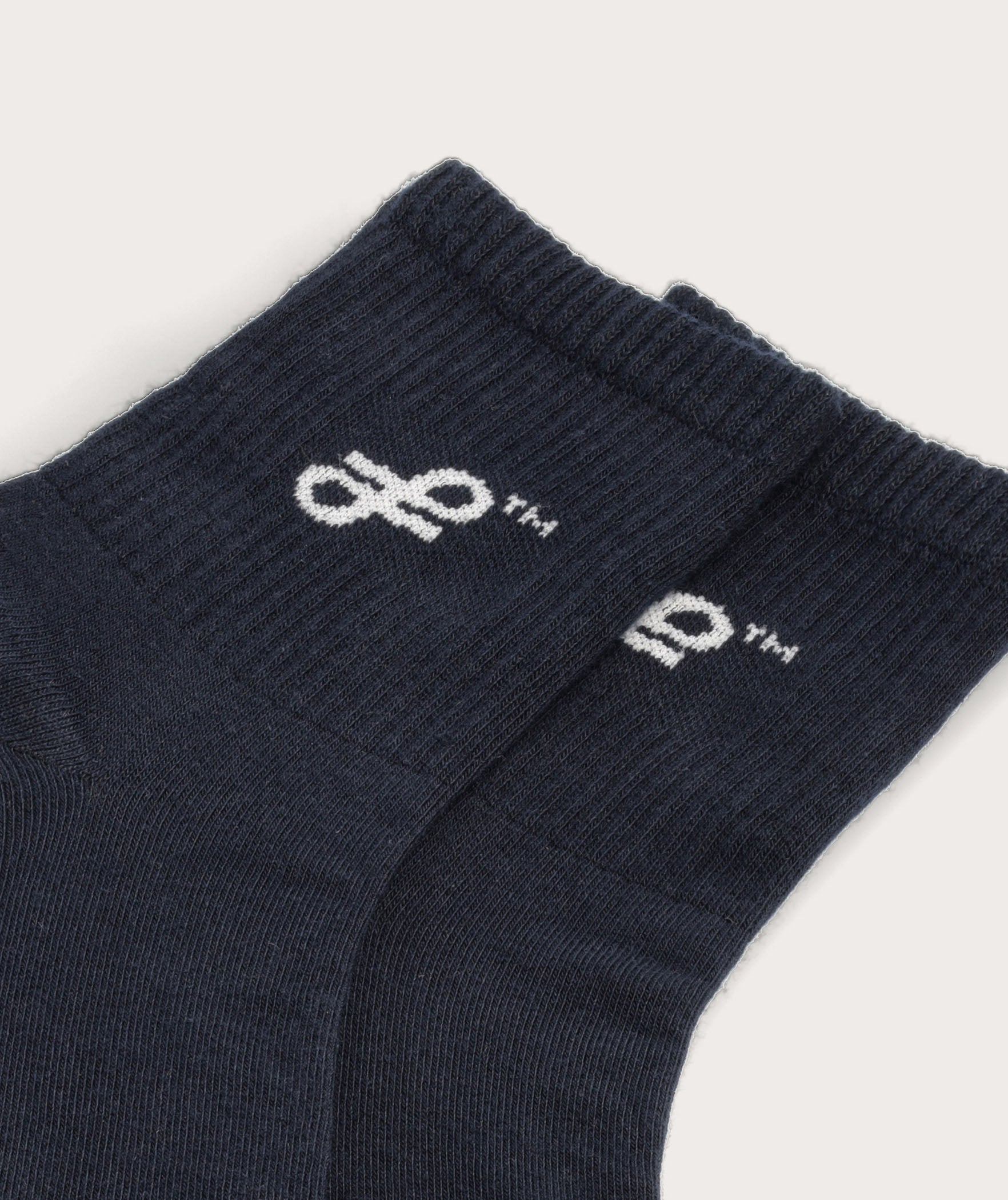 Socks FOM Active - Navy/ Off-White Knot (Size 7-11)