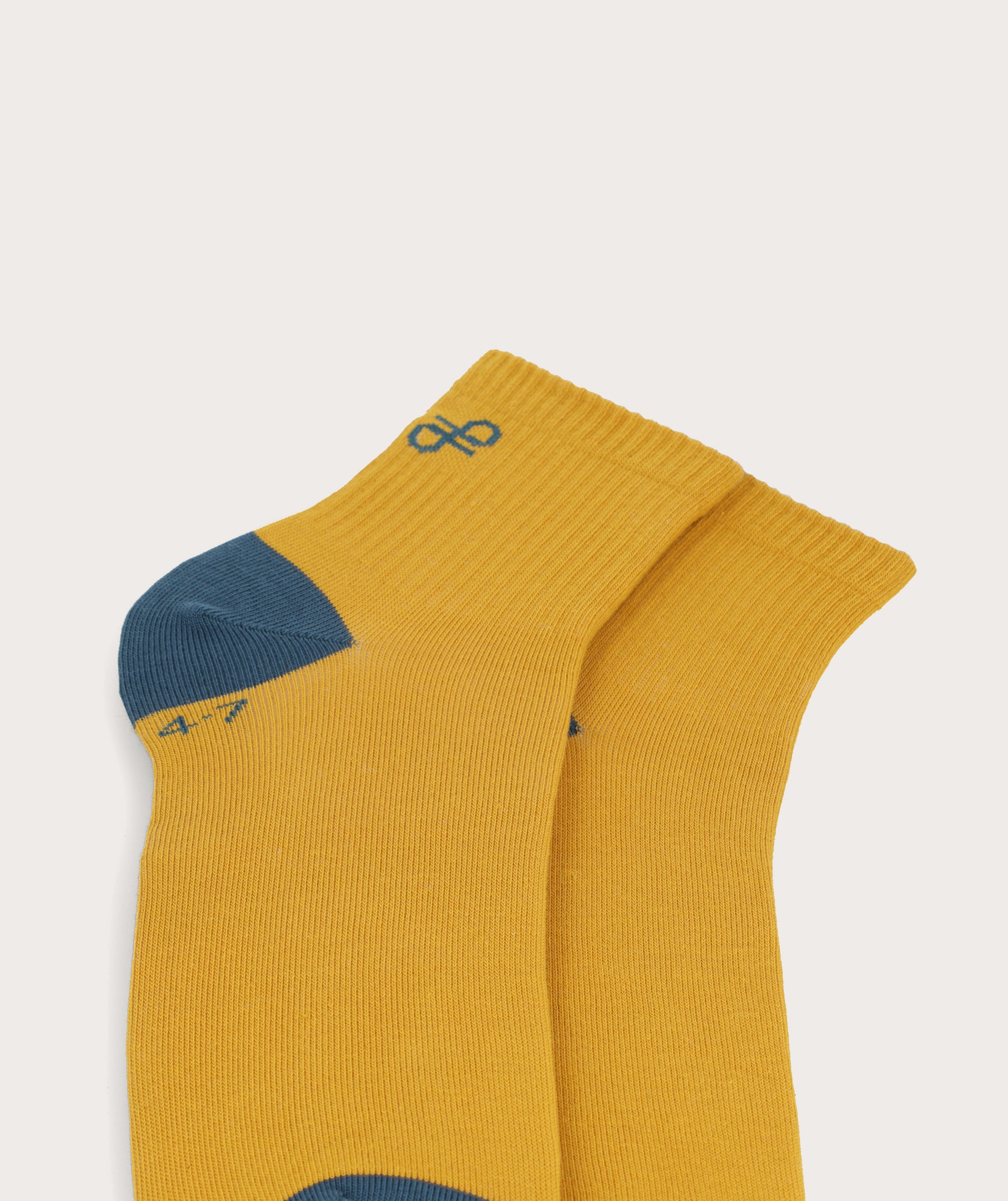 Socks FOM Active - Mustard & Airforce (Size 4-7)