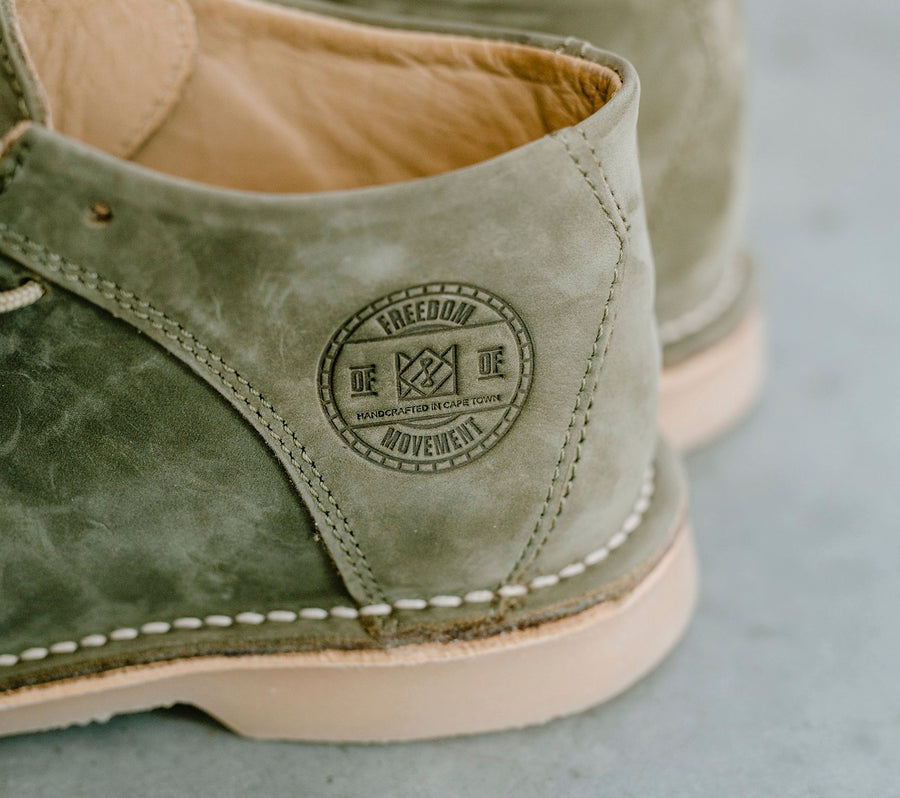 Mens FOM x Kolisi Vellies Standard - Field Green