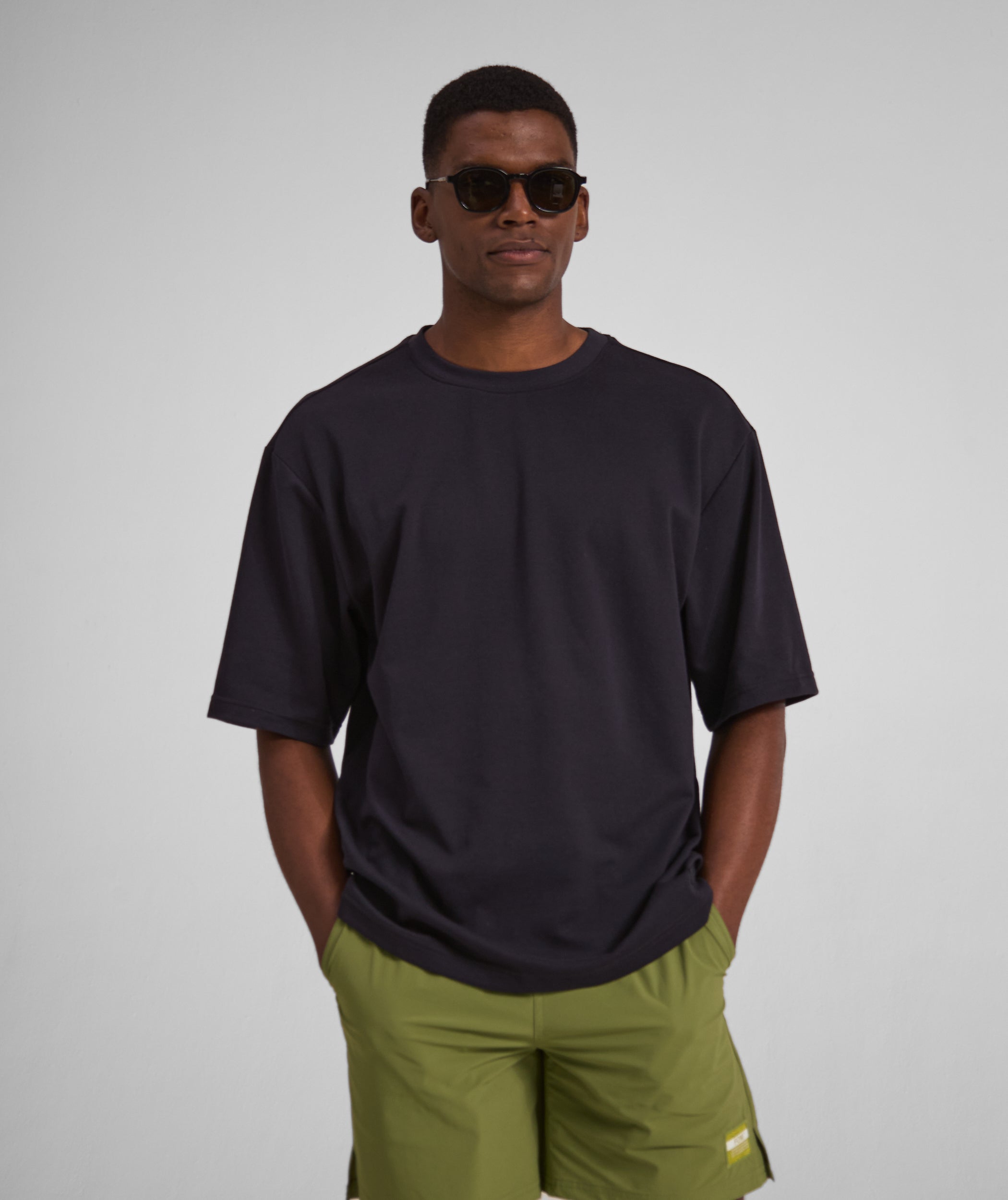 Mens FreeMotion Interlock Tee - Black