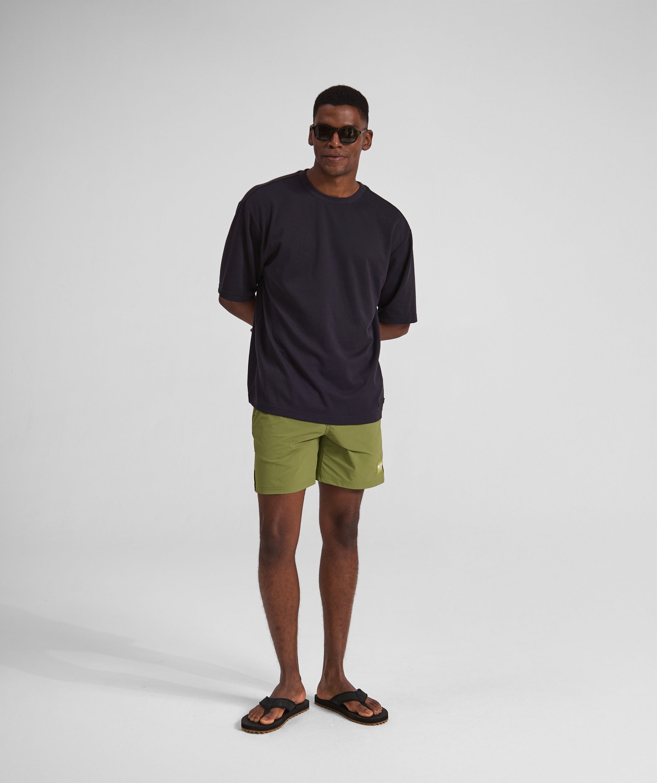 Mens FreeMotion Micro Ripstop Shorts - Green