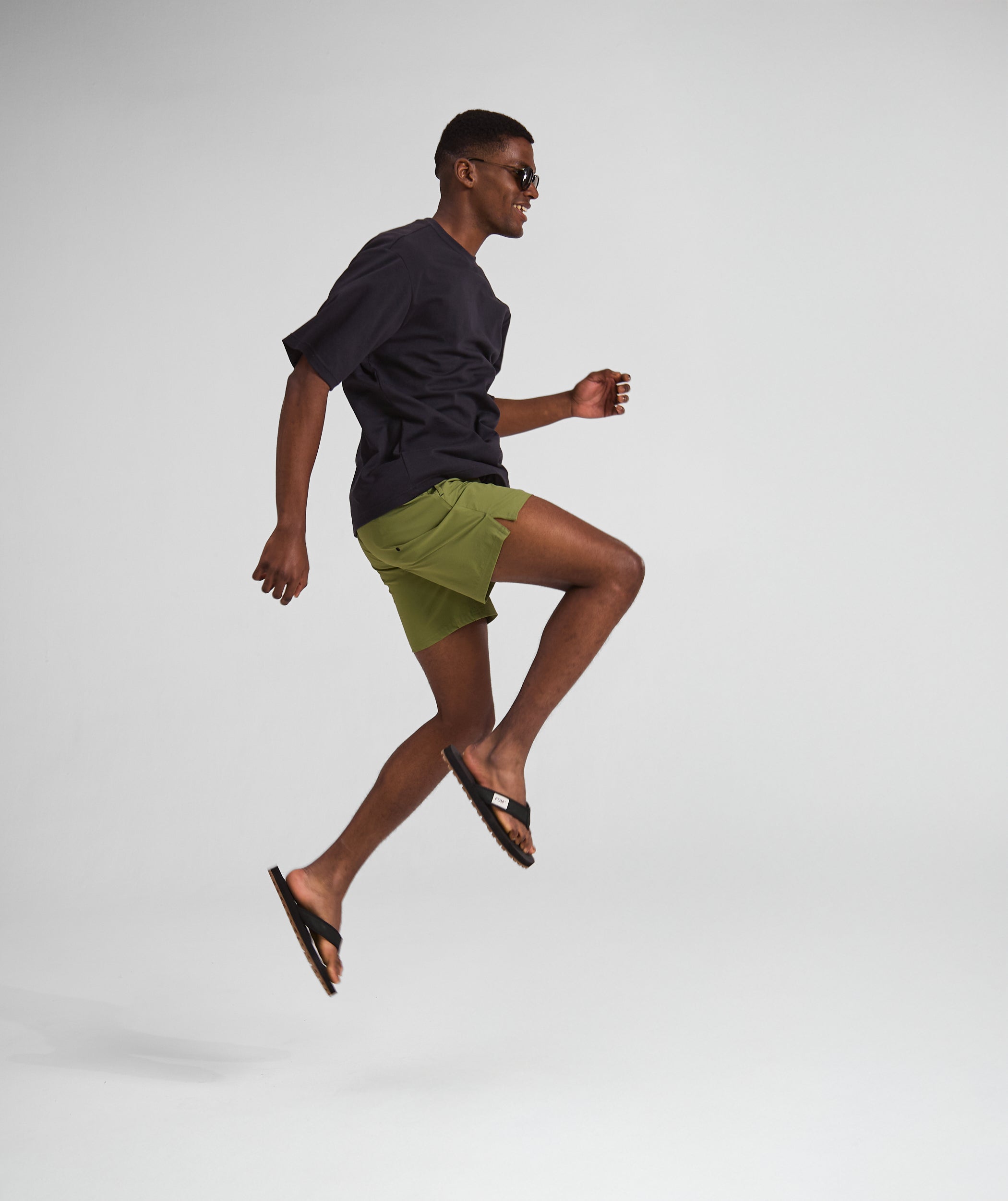 Mens FreeMotion Micro Ripstop Shorts - Green