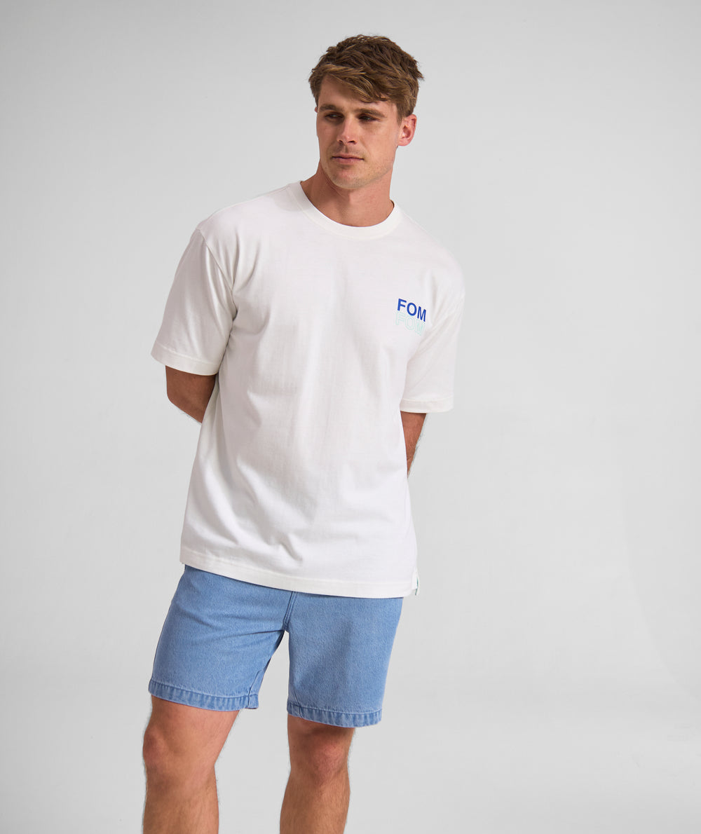 Mens Ice Cream Graphic Tee - Ivory