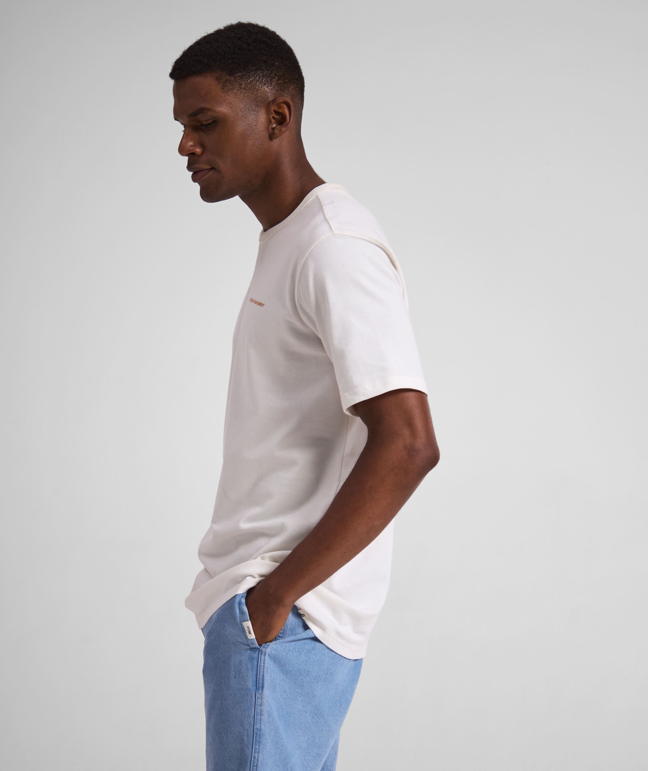 Mens Regular Fit Tee - Ivory