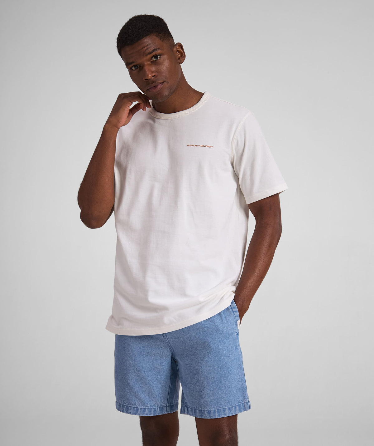 Mens Regular Fit Tee - Ivory
