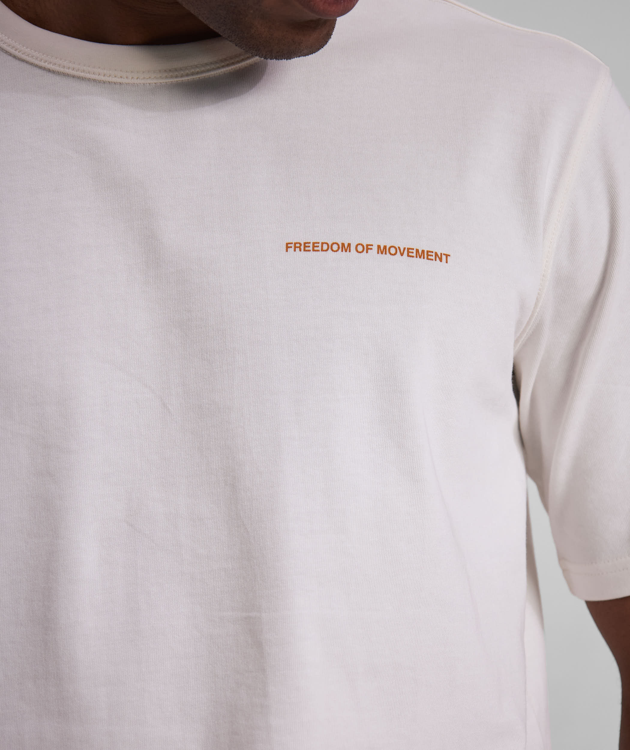 Mens Regular Fit Tee - Ivory