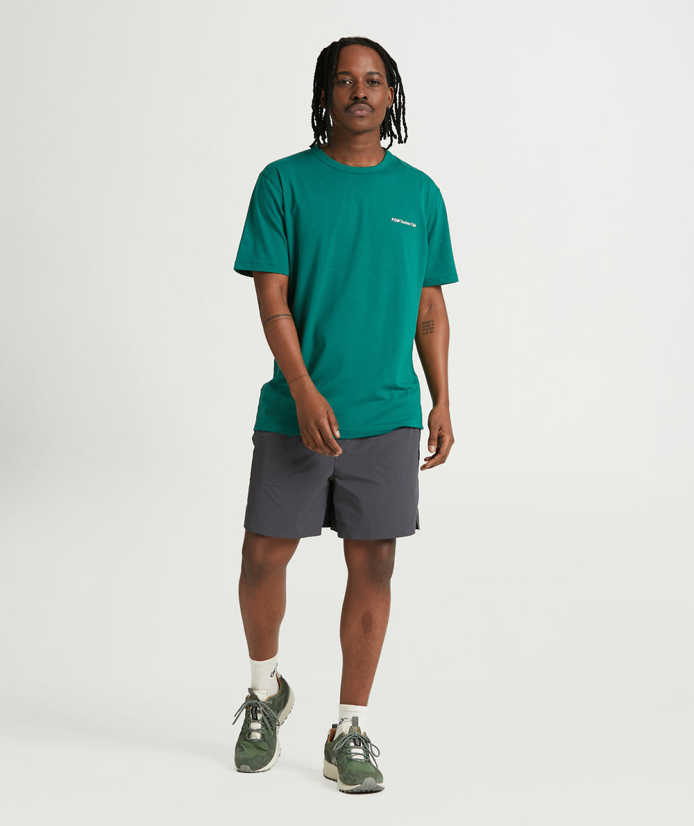 Mens Outdoor Versatile Tee - Green Wilderness