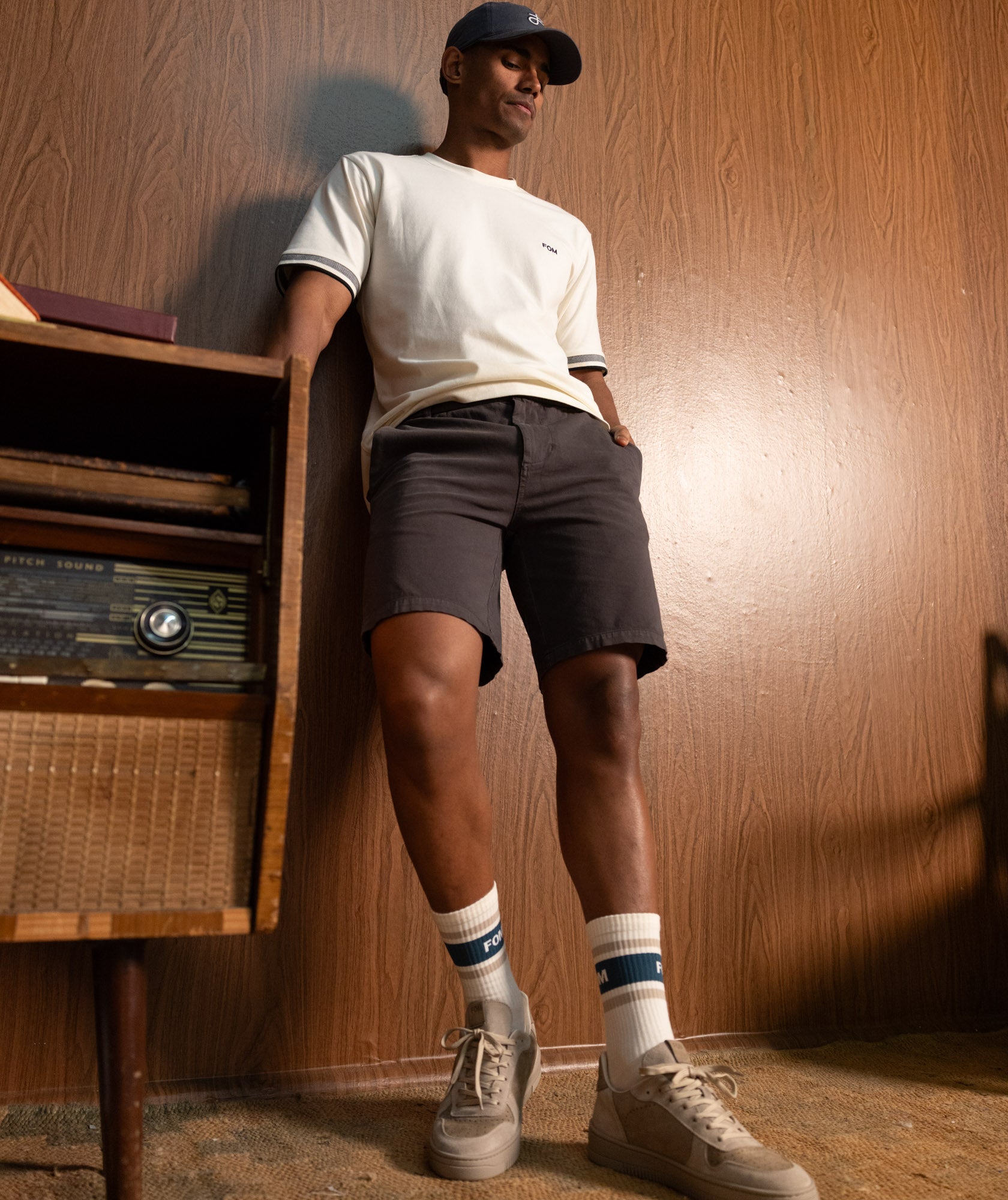 Mens Pique Tee - Ivory