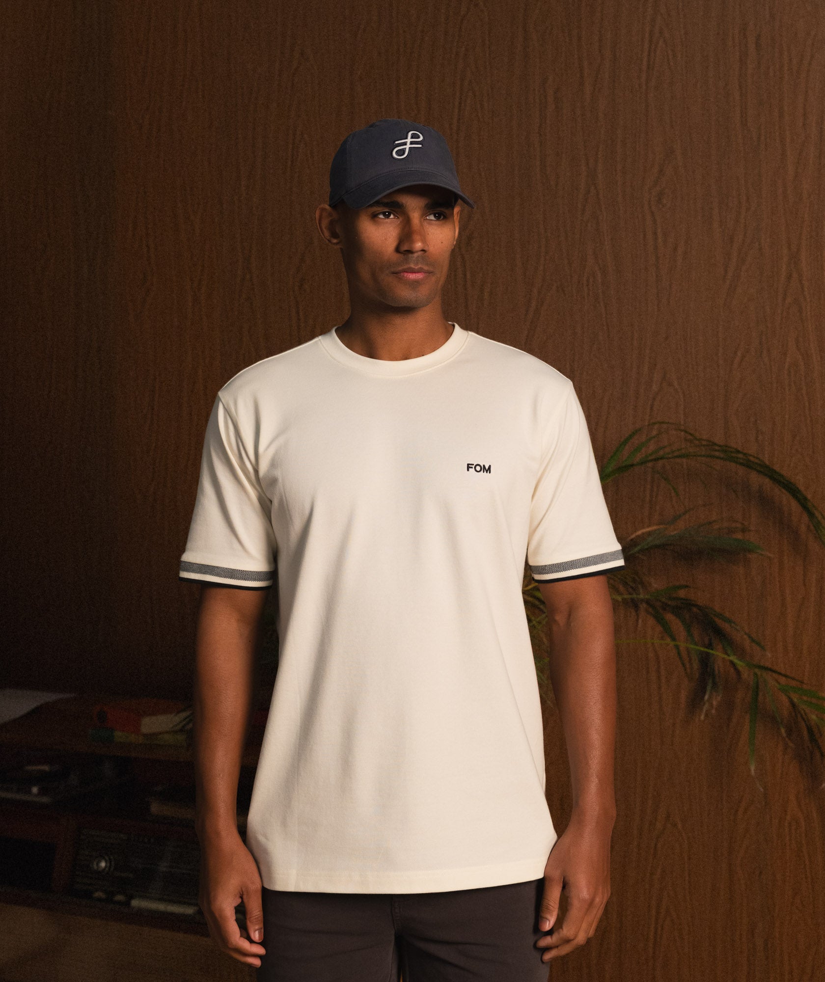 Mens Pique Tee - Ivory