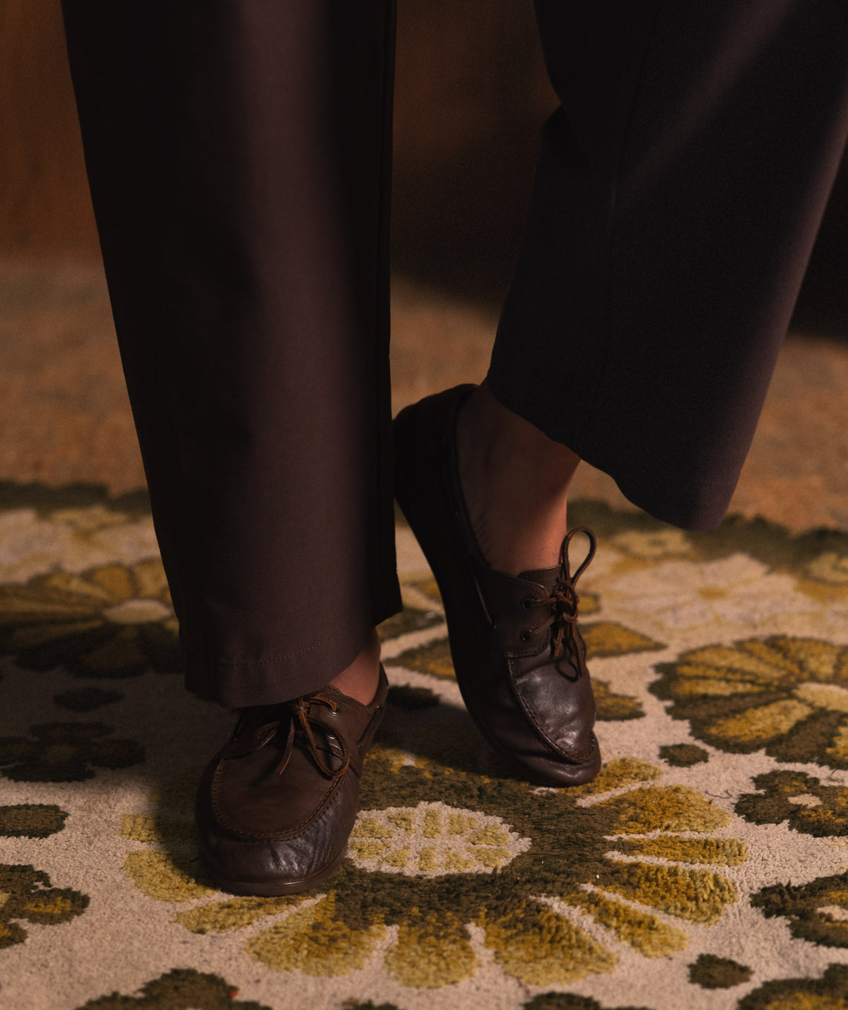 Ladies Barrel Pants - Chocolate