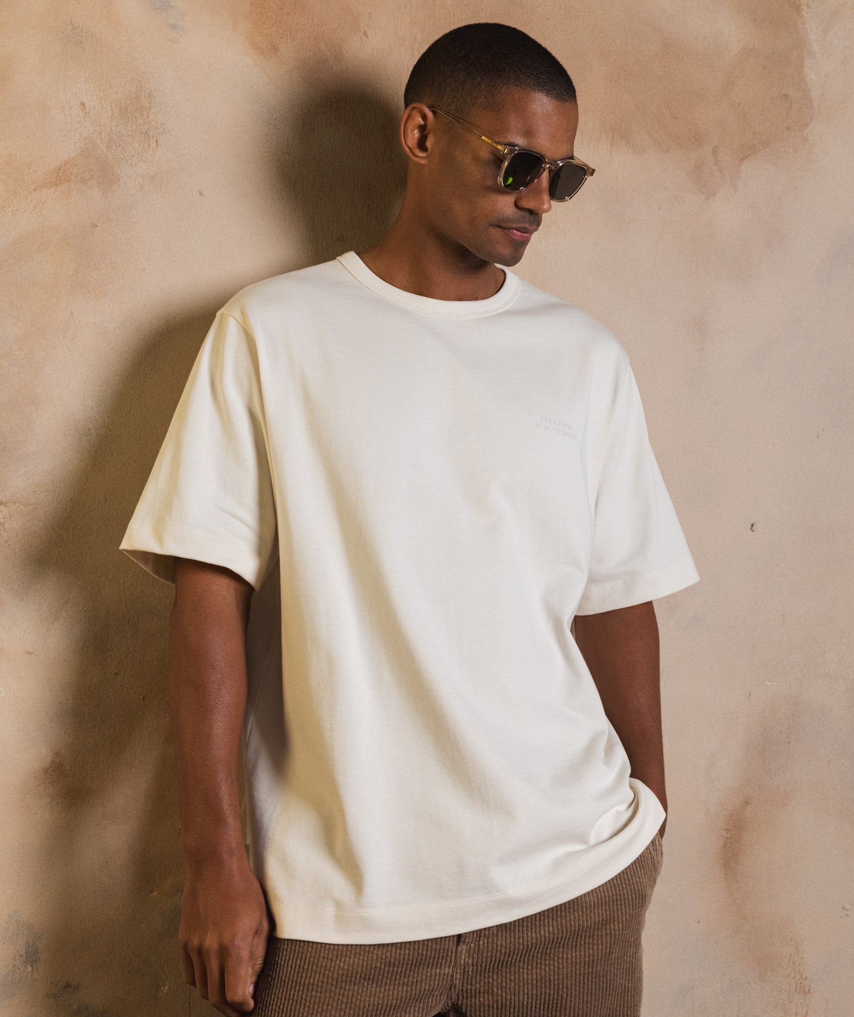 Mens Heavyweight Tee - Ivory