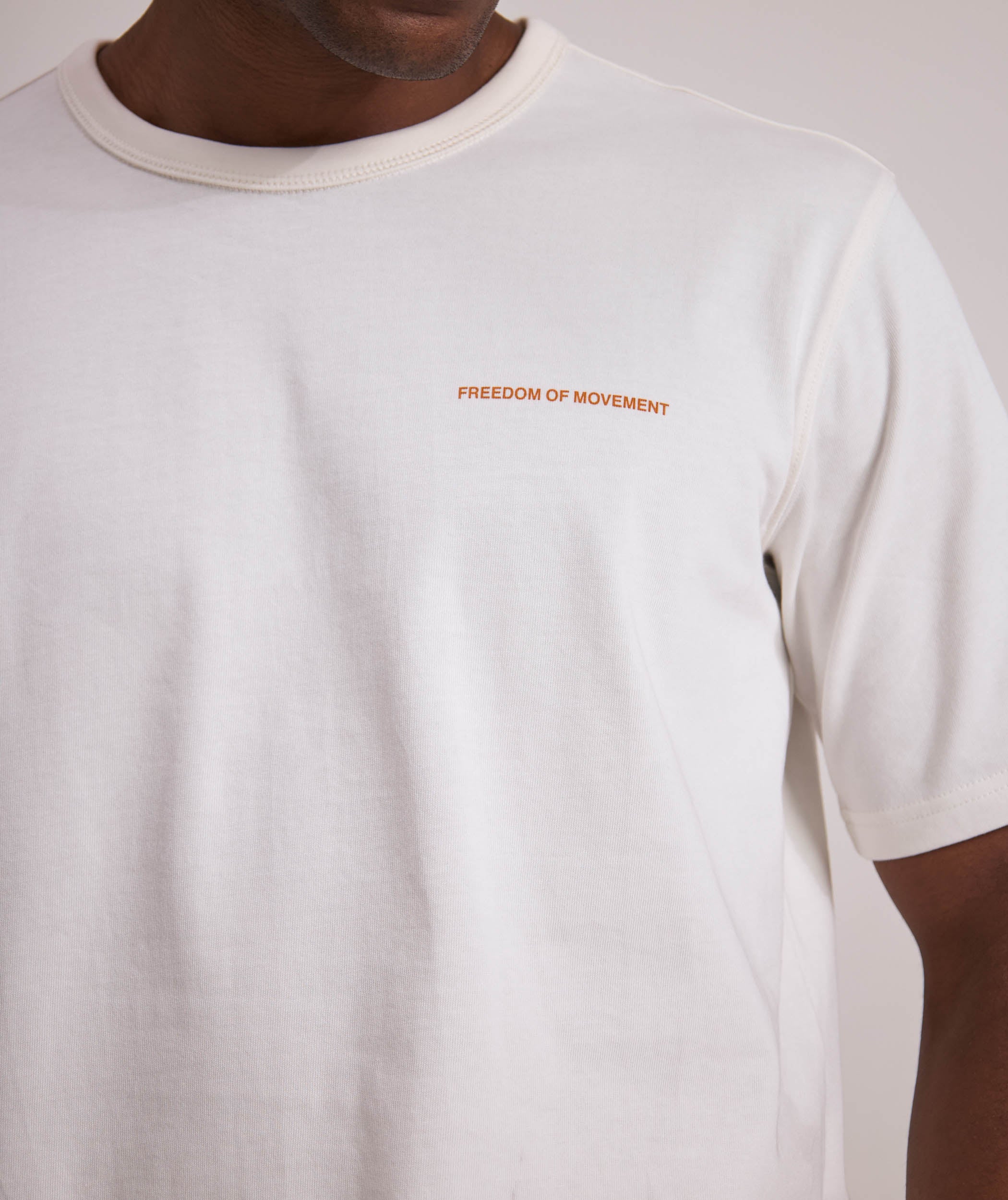 Mens Regular Fit Tee - Ivory