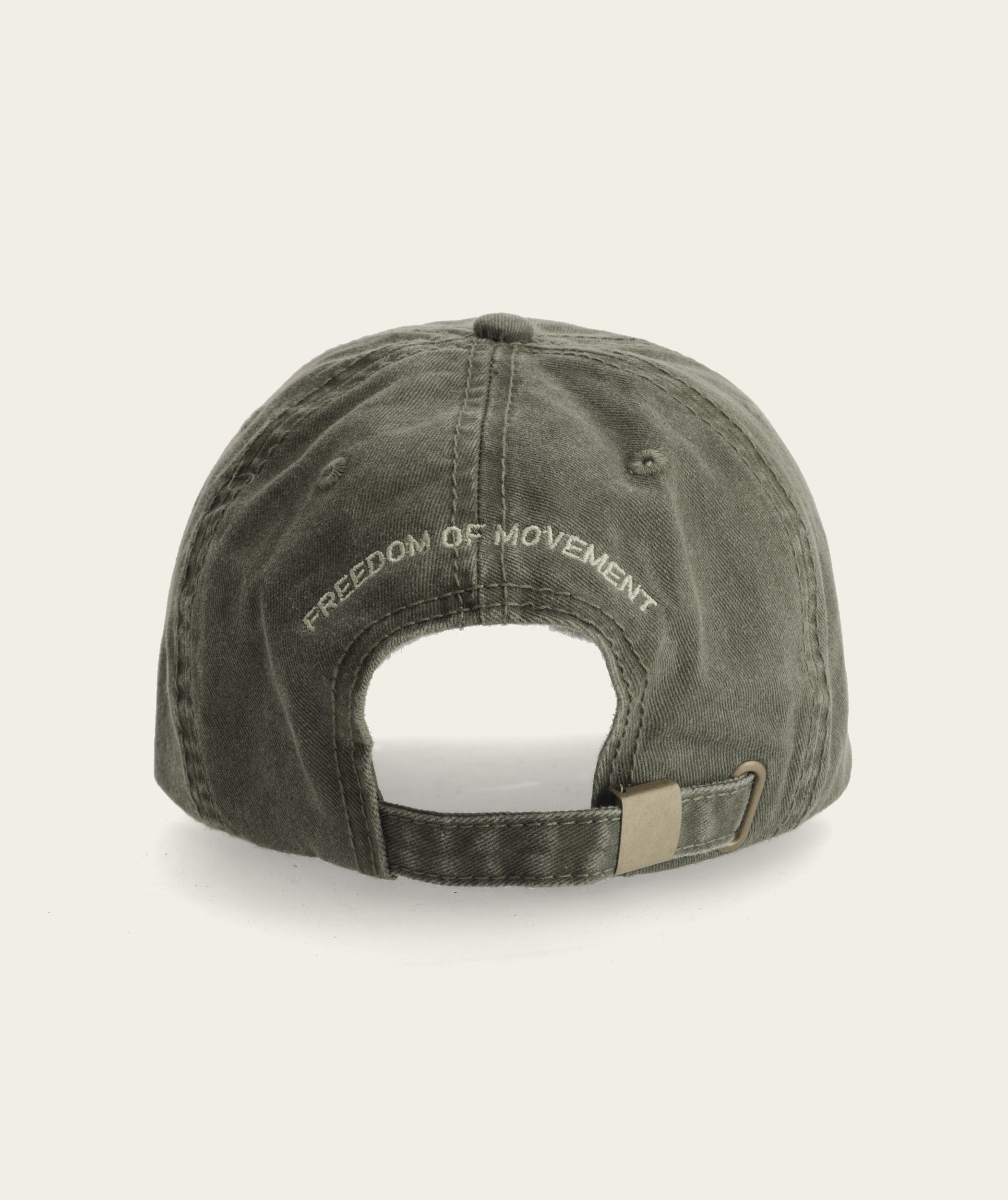 FOM Dad Cap - Washed Olive/ Olive