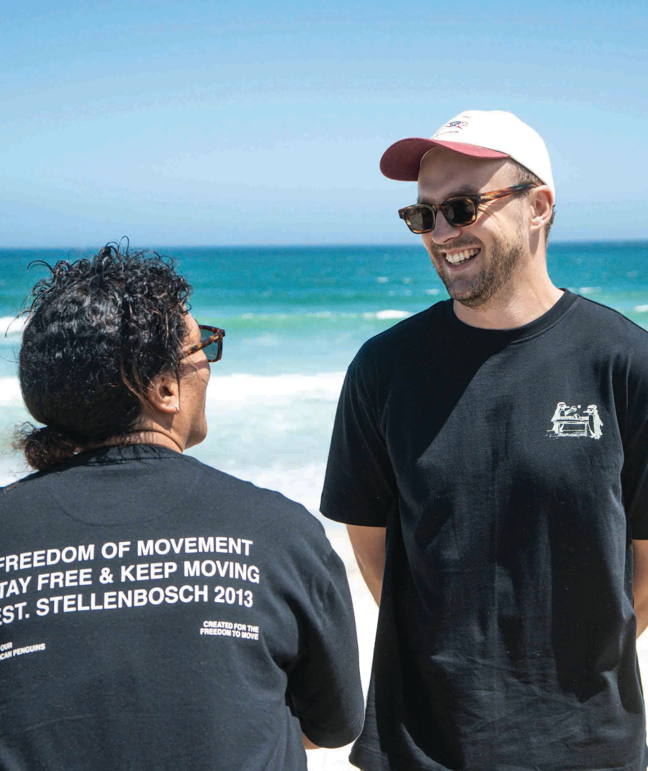 FOM x SANCCOB Mens Pengpong Graphic Tee - Black