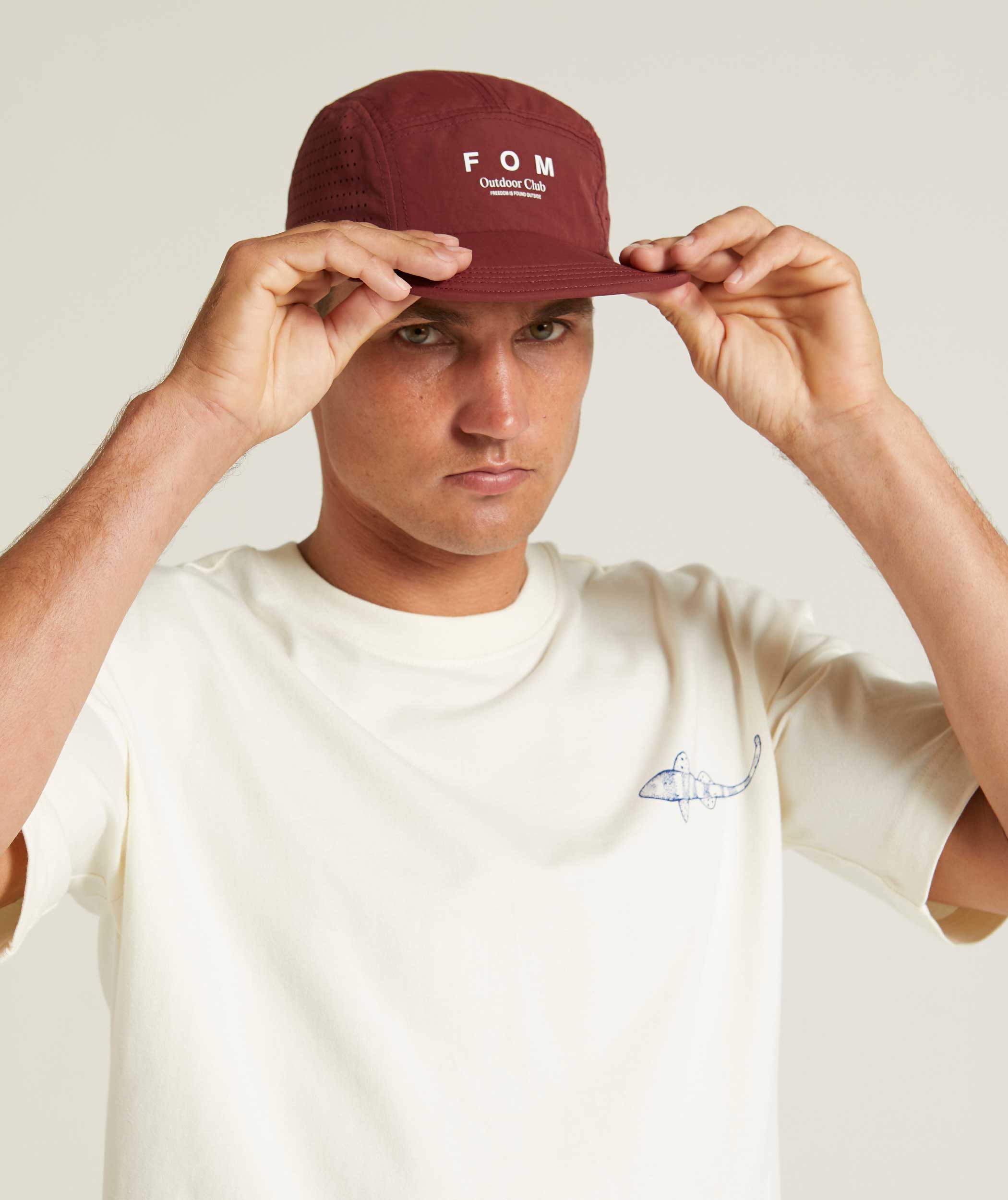 Outdoor Adventure Cap - Burgundy