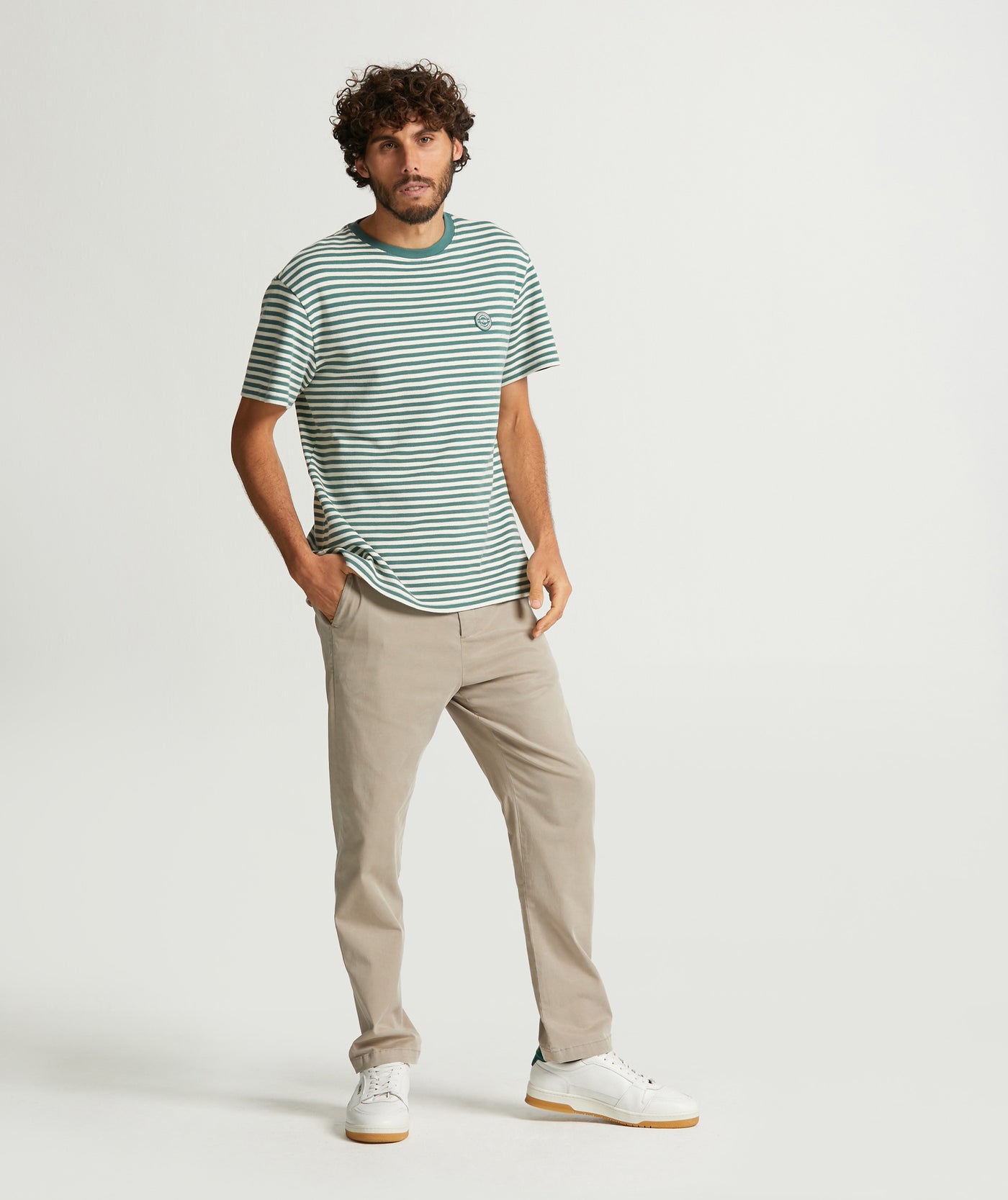 Tencel-Blend Frayed Denim Ankle Pant