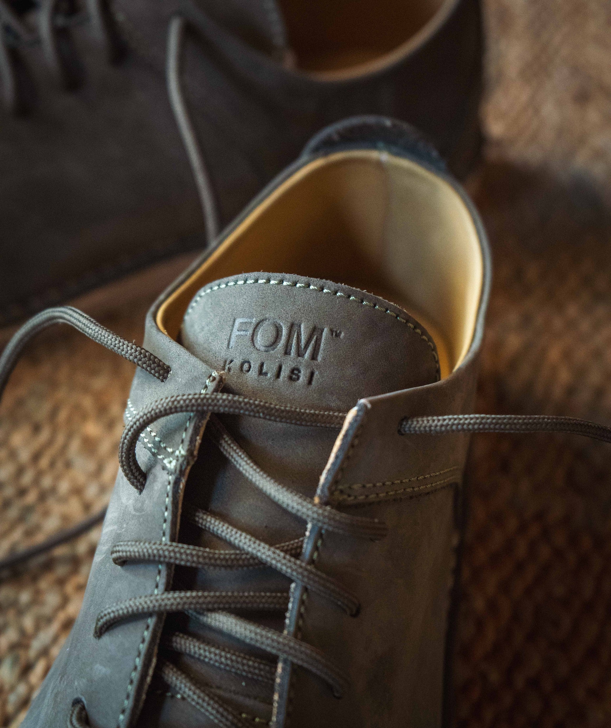 FOM x Kolisi Vellies Standard Low-Cut - Dark Olive