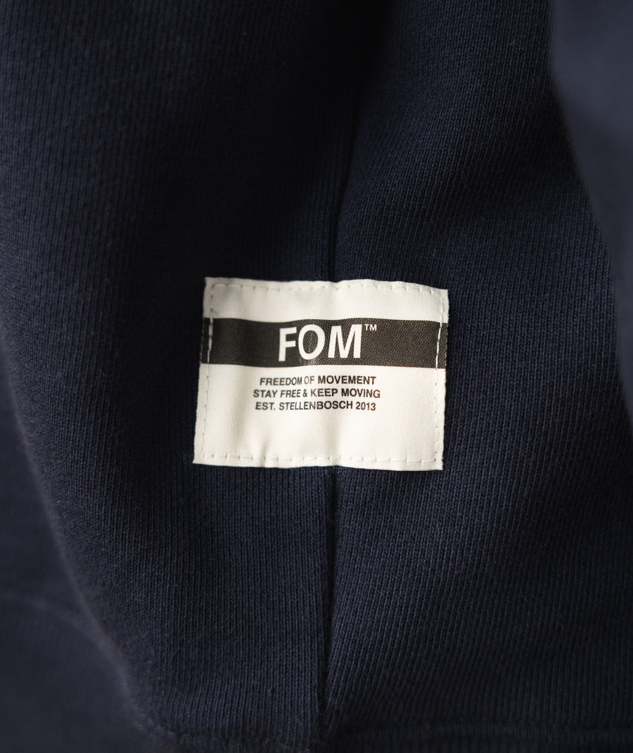 Mens Relaxed Crew Neck Sweat - Navy