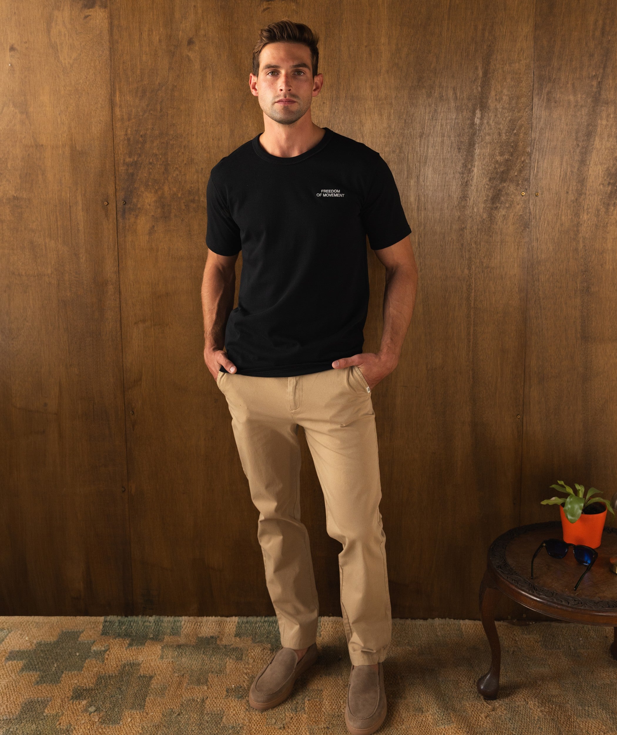 Mens Regular Cotton Tee - Black