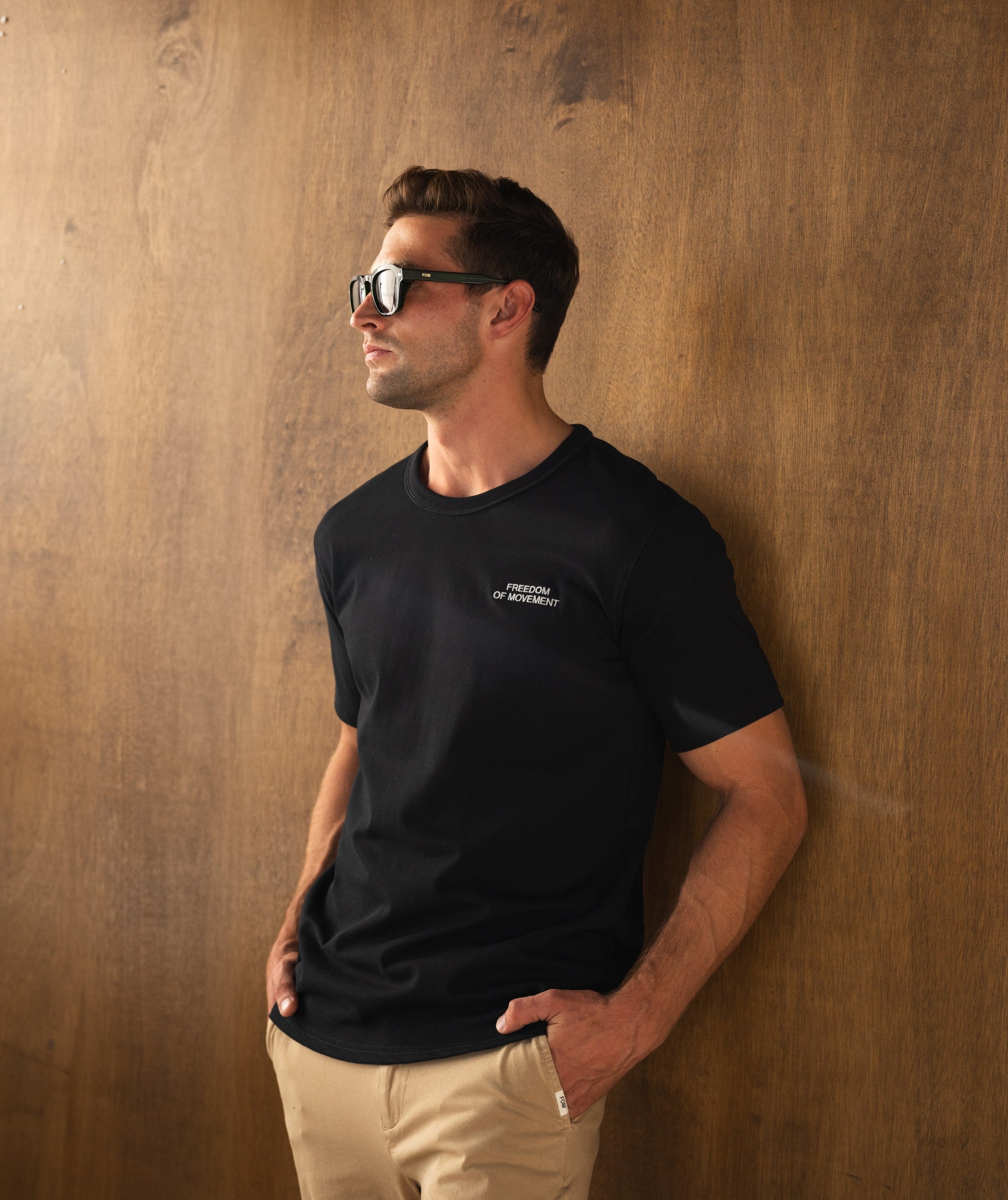 Mens Regular Cotton Tee - Black