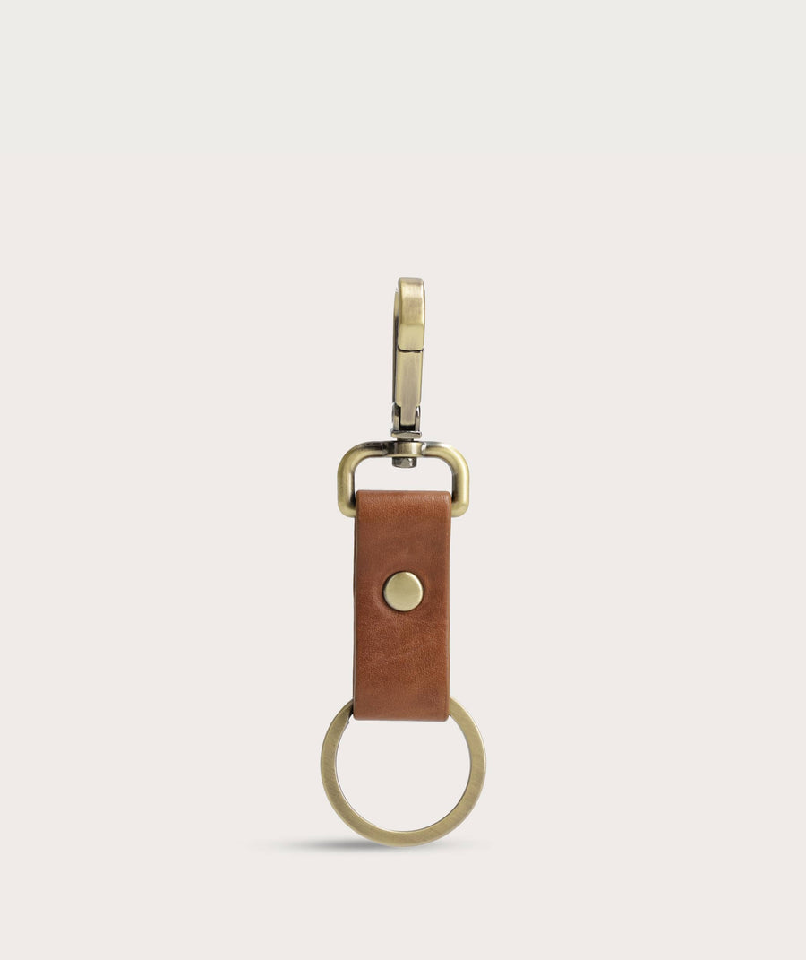 FOM Keyring Rivet - Brown