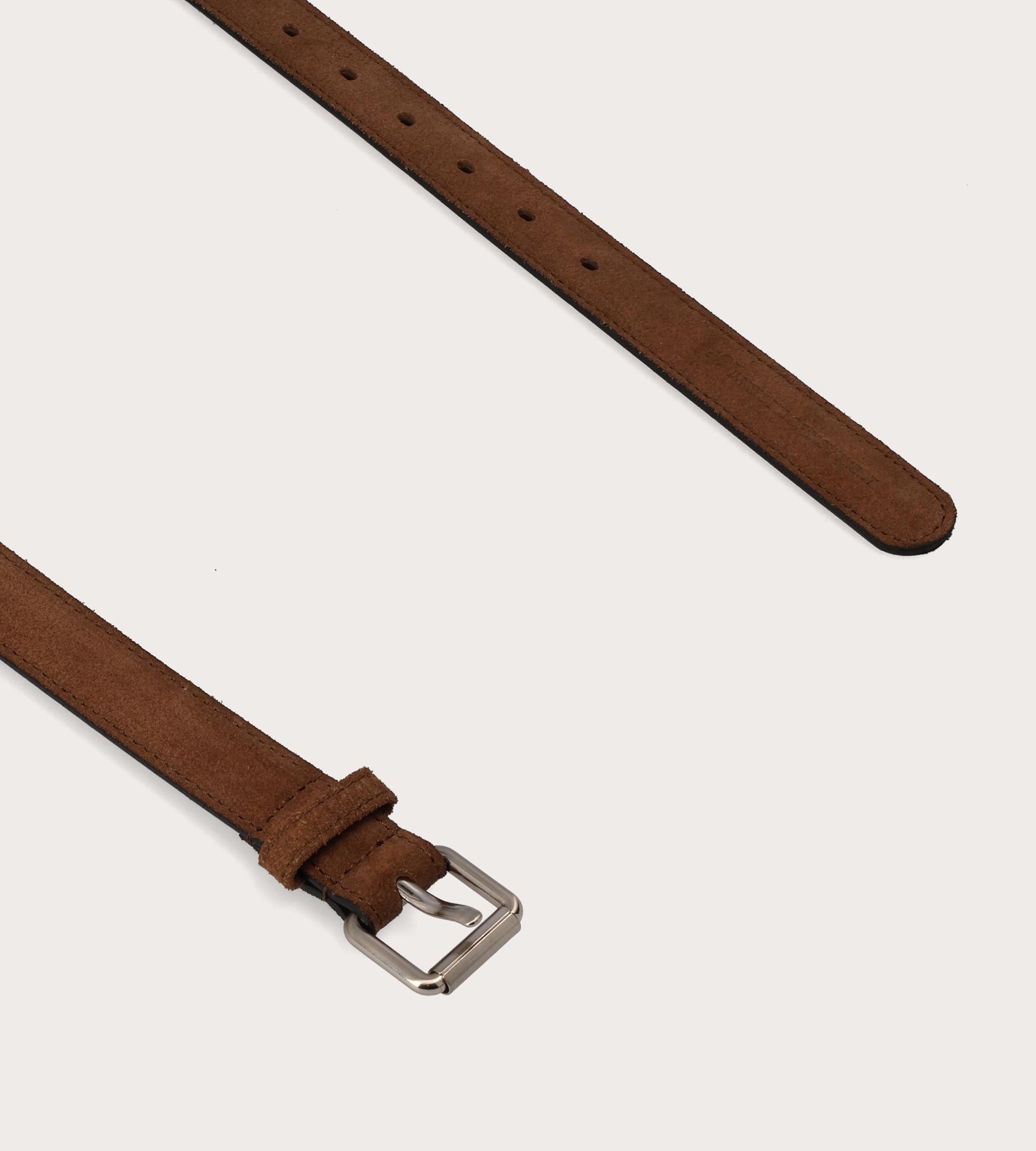 Ladies Belt  - Stone Suede