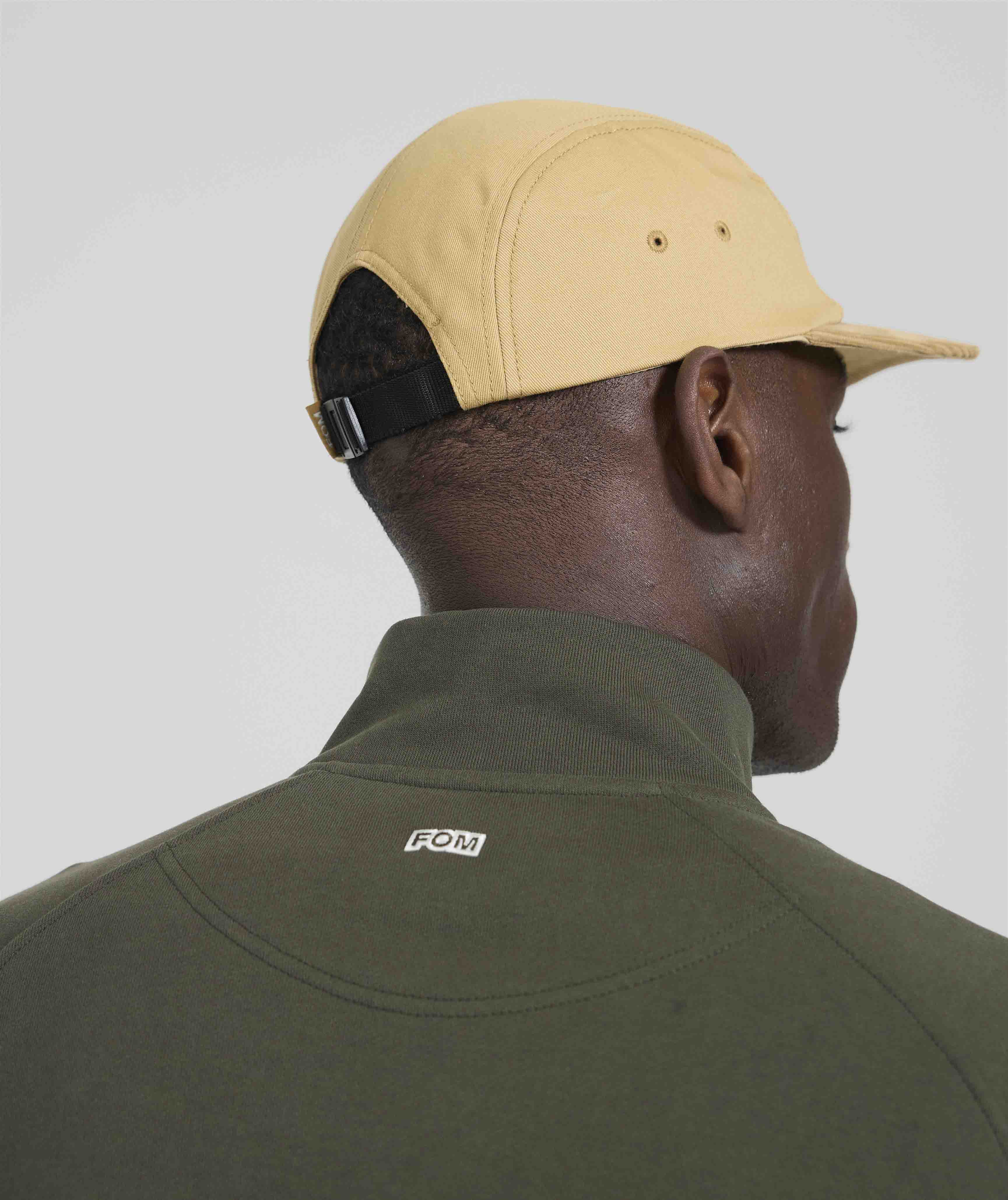 5 Panel Twill/Corduroy Cap - Stone
