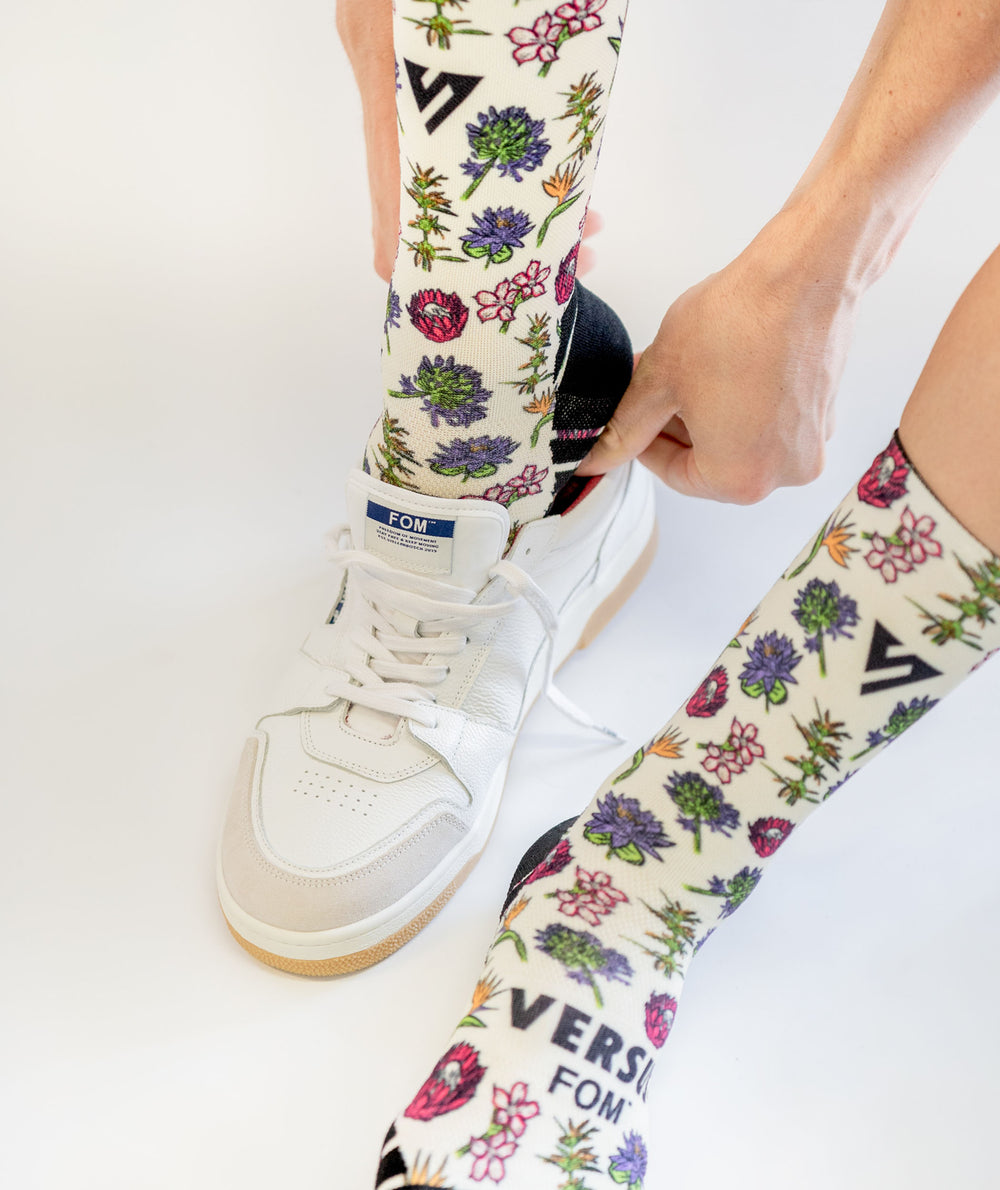 FOM x Versus Socks/ Flowers (Size 8-12)