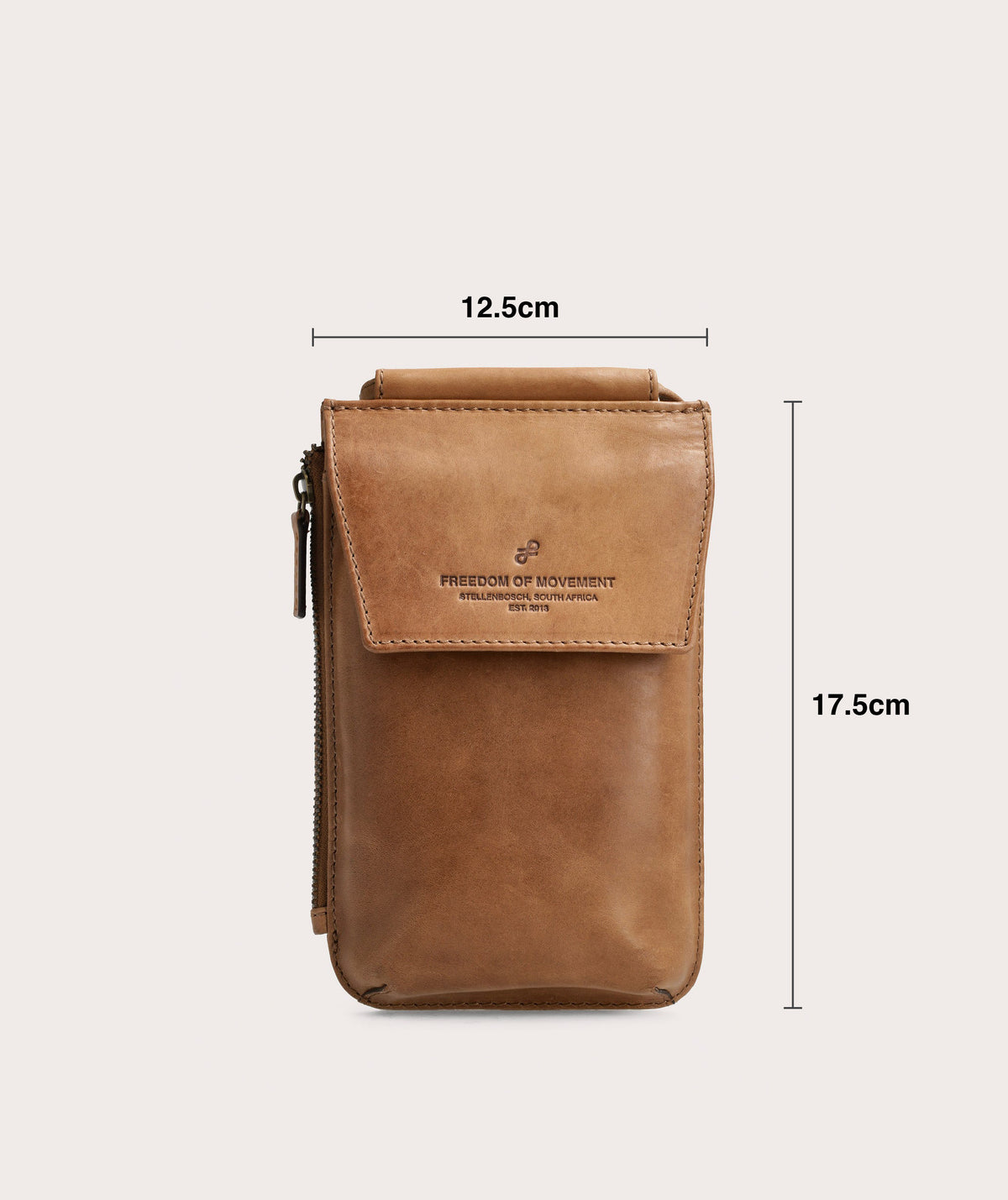 FOM Crossbody Cellphone Pouch - Pecan