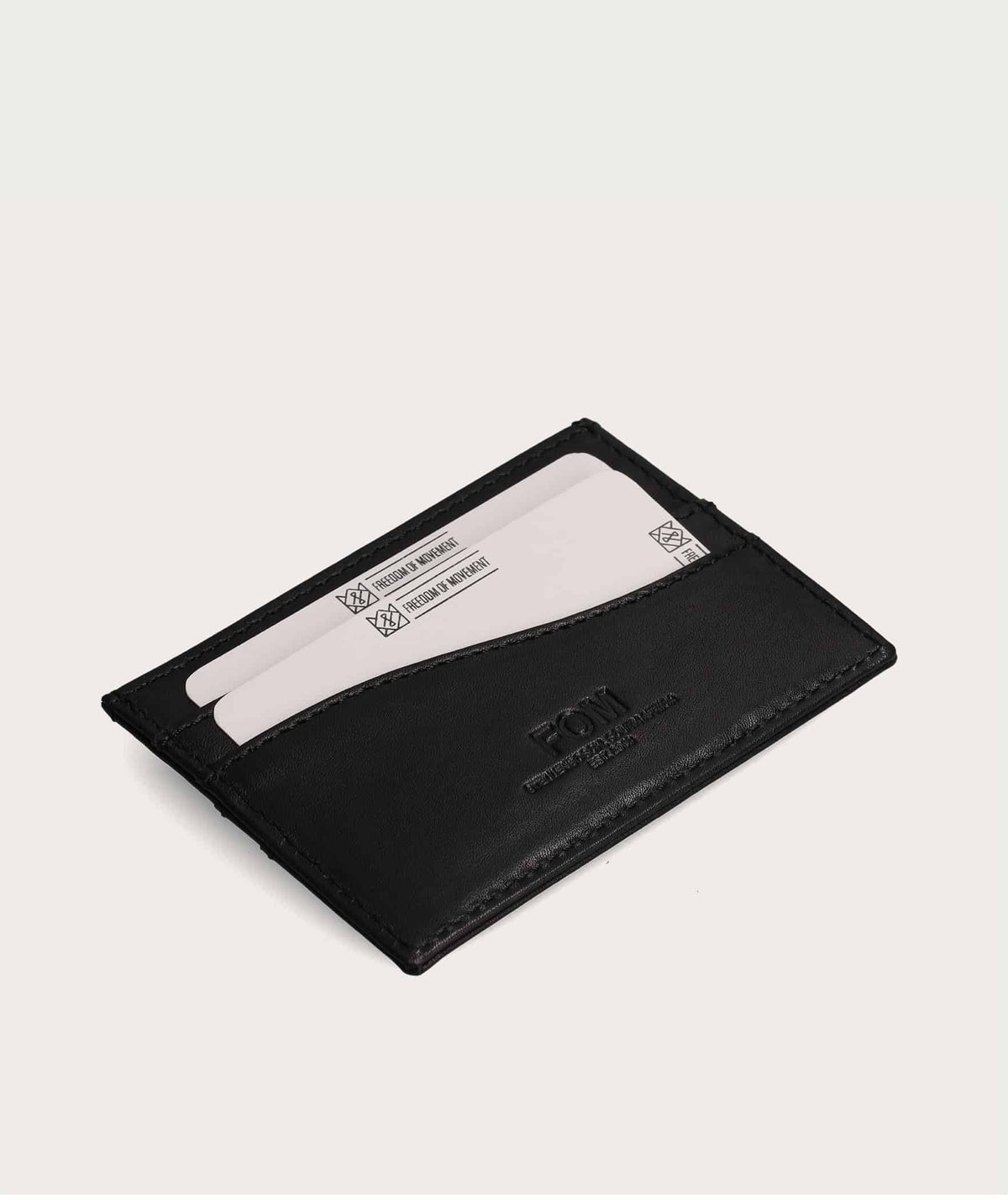 CARD HOLDER SOLID BLACK main image 0