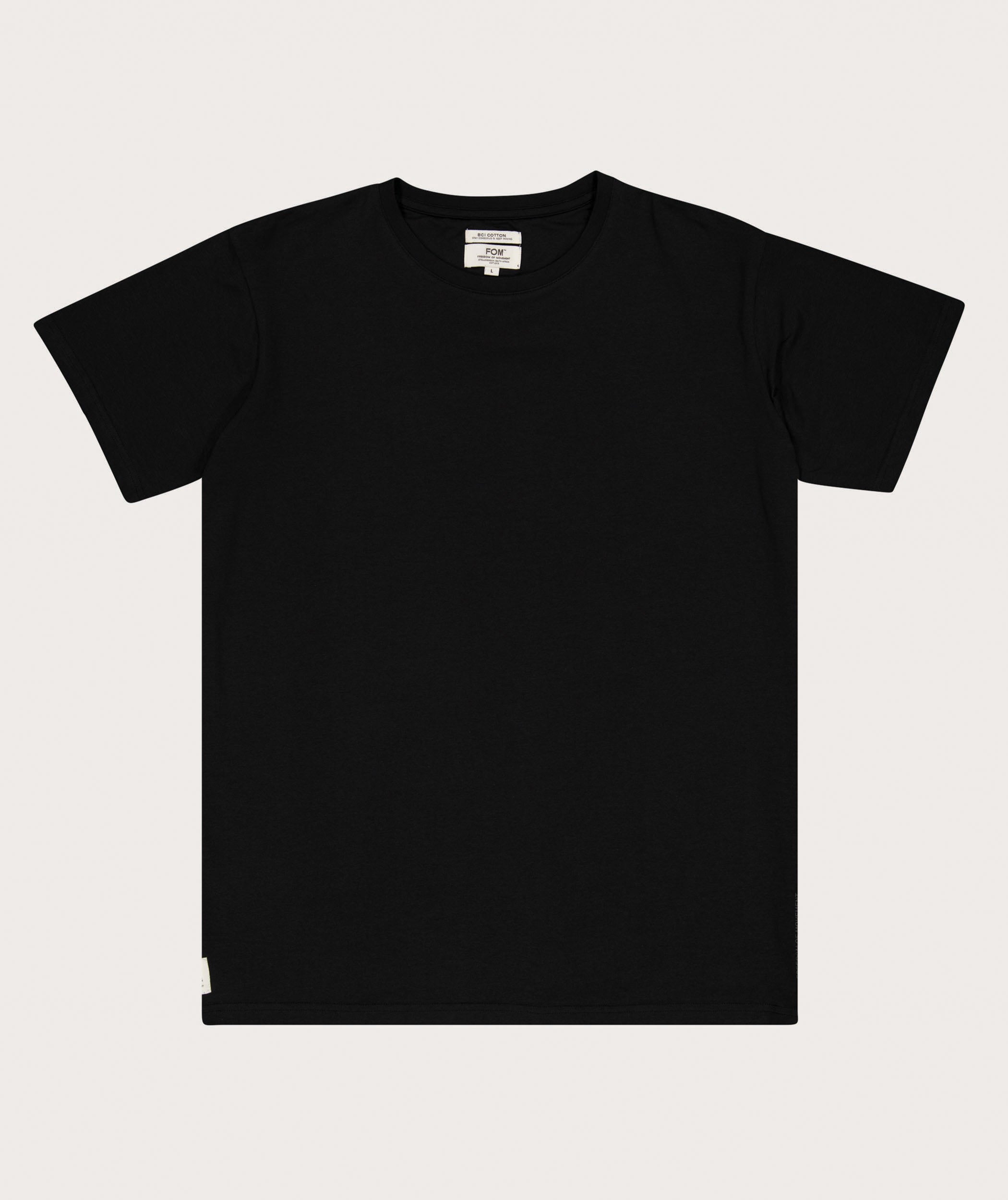 Mens Standard Three Pack Cotton Tees - White / Black / Mineral Grey