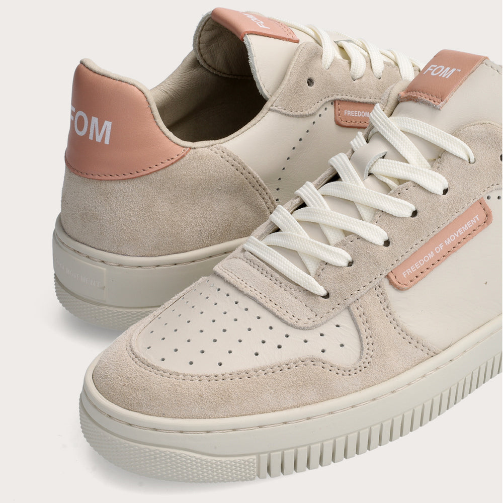 FOM Tekkie - Off-White/ Blush