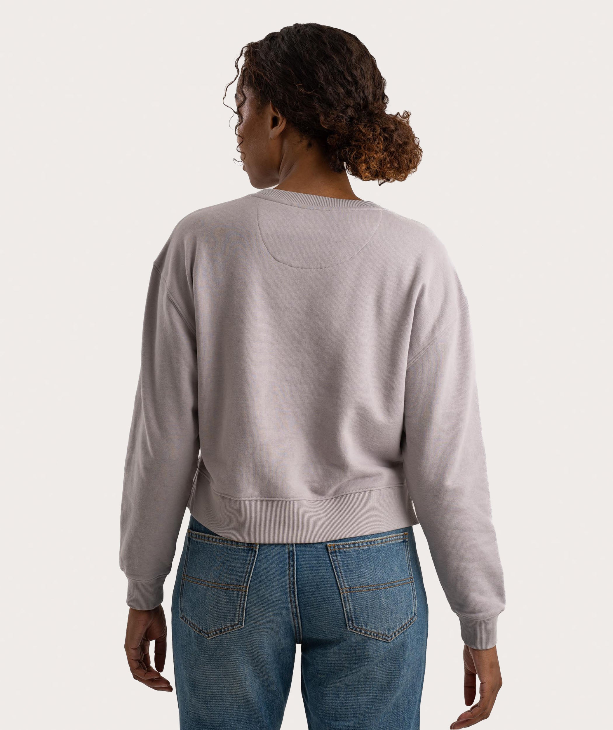 Ladies Crew Neck Sweater - Lilac