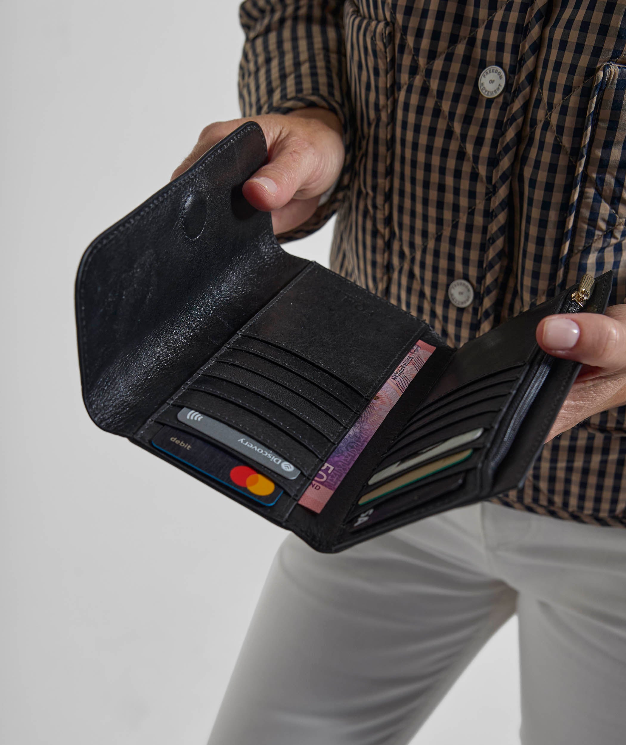 Cleo Wallet - Textured Black